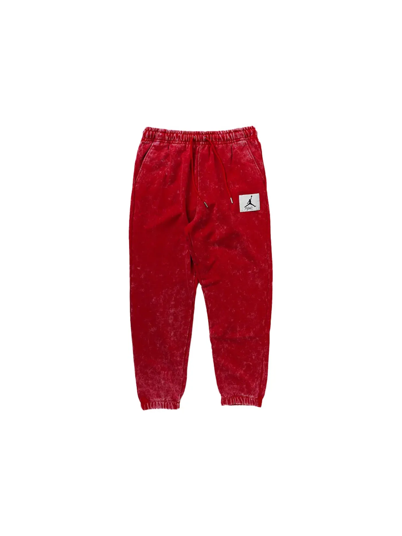Мужские спортивные штаны из футера с принтом Nike Air Jordan Washed Fleece Essential Statement Sweatpants Nike, красный