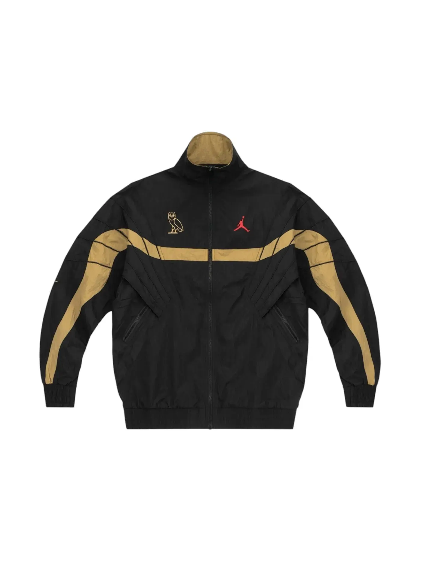Мужская куртка Nike Air Jordan x OVO Retro 12 Flight Jacket — изображение 1 из 2, черный