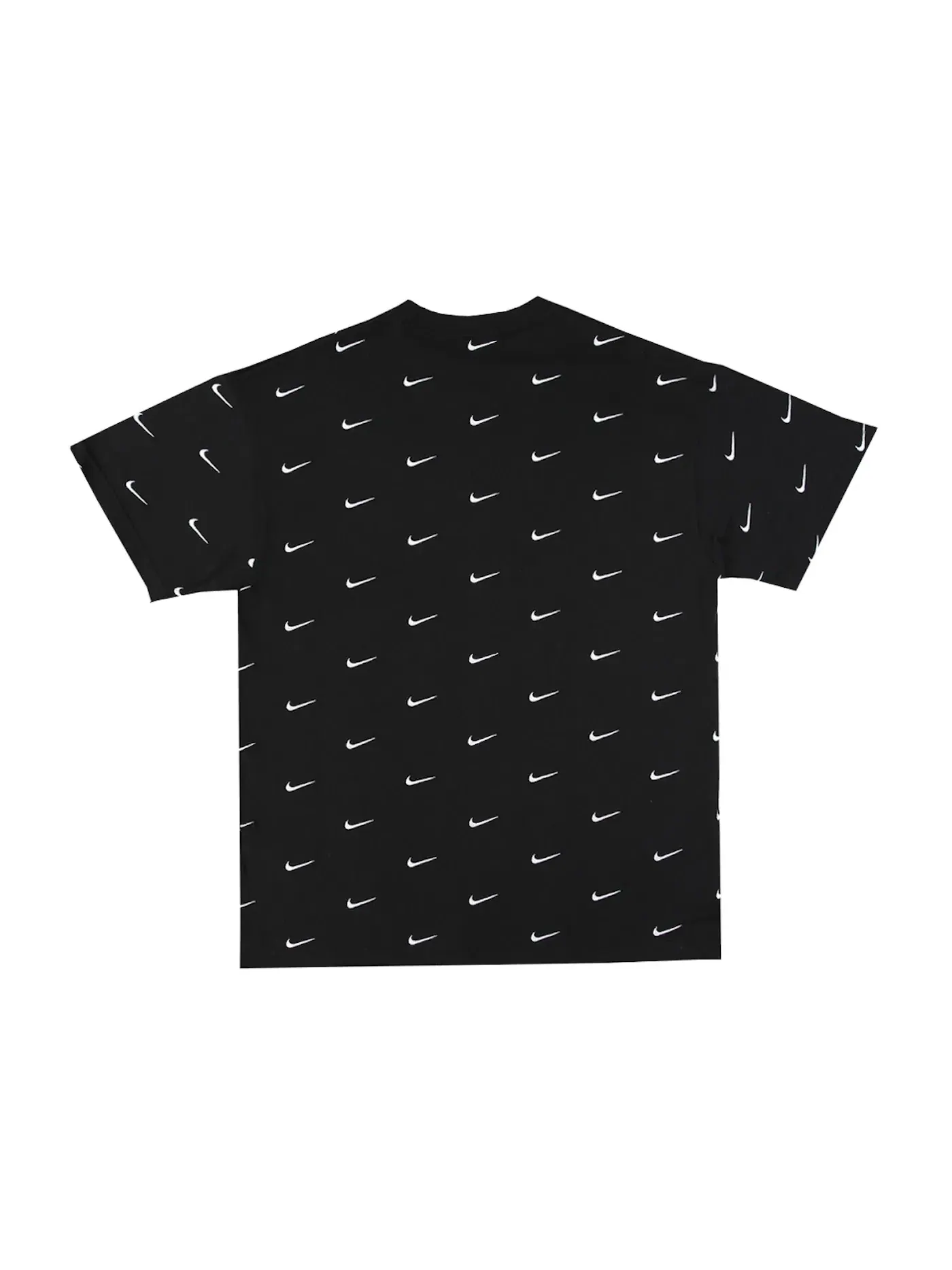 Детская футболка с принтом Nike All Over Swoosh Logo T-Shirt — изображение 2 из 3, черный