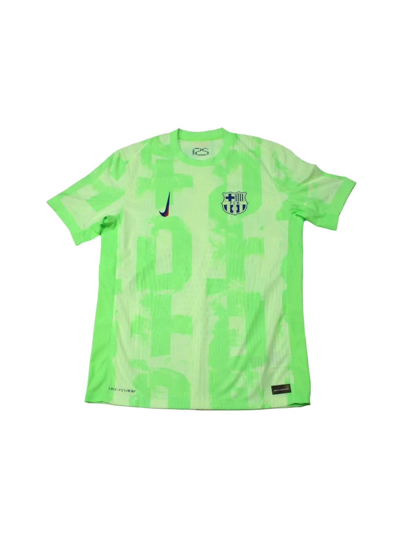 Мужская футболка с длинным рукавом Nike Barcelona FC 2024/25 Third Match Version Dri Fit ADV Authentic Jersey, желтый