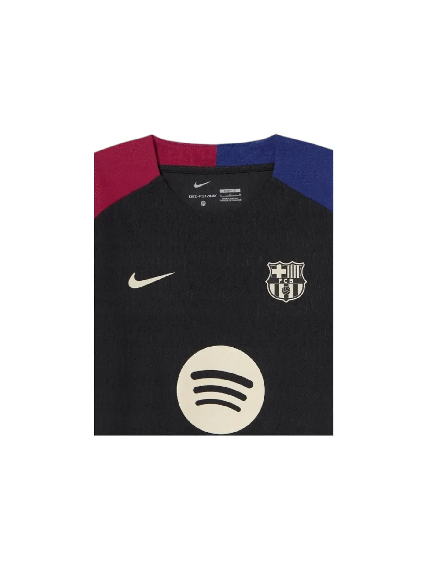 Мужская футболка с длинным рукавом Nike Barcelona F.C. Strike Dri-Fit ADV Elite Training Jersey — изображение 2 из 2, черный