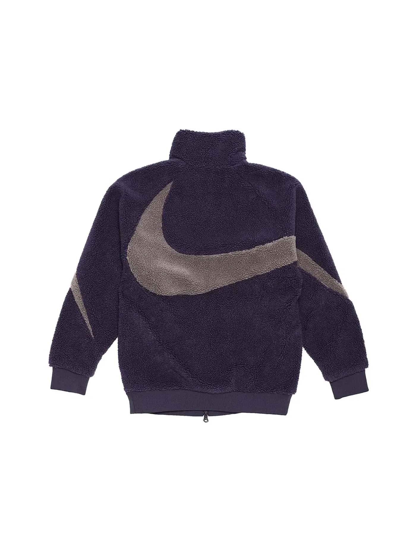 Мужская куртка с принтом Big Swoosh Reversible Boa Jacket (Asia Sizing) Nike — изображение 2 из 3, фиолетовый