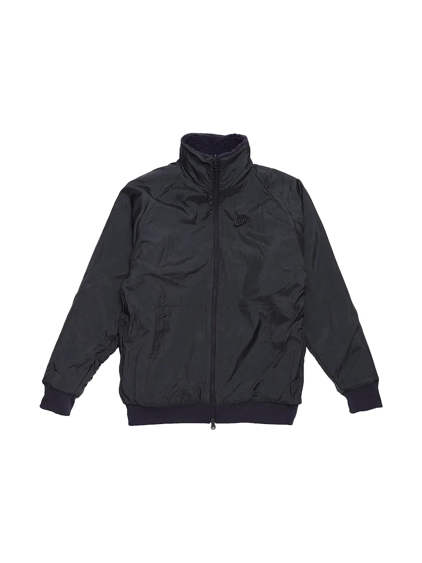 Мужская куртка с принтом Big Swoosh Reversible Boa Jacket (Asia Sizing) Nike — изображение 3 из 3, фиолетовый