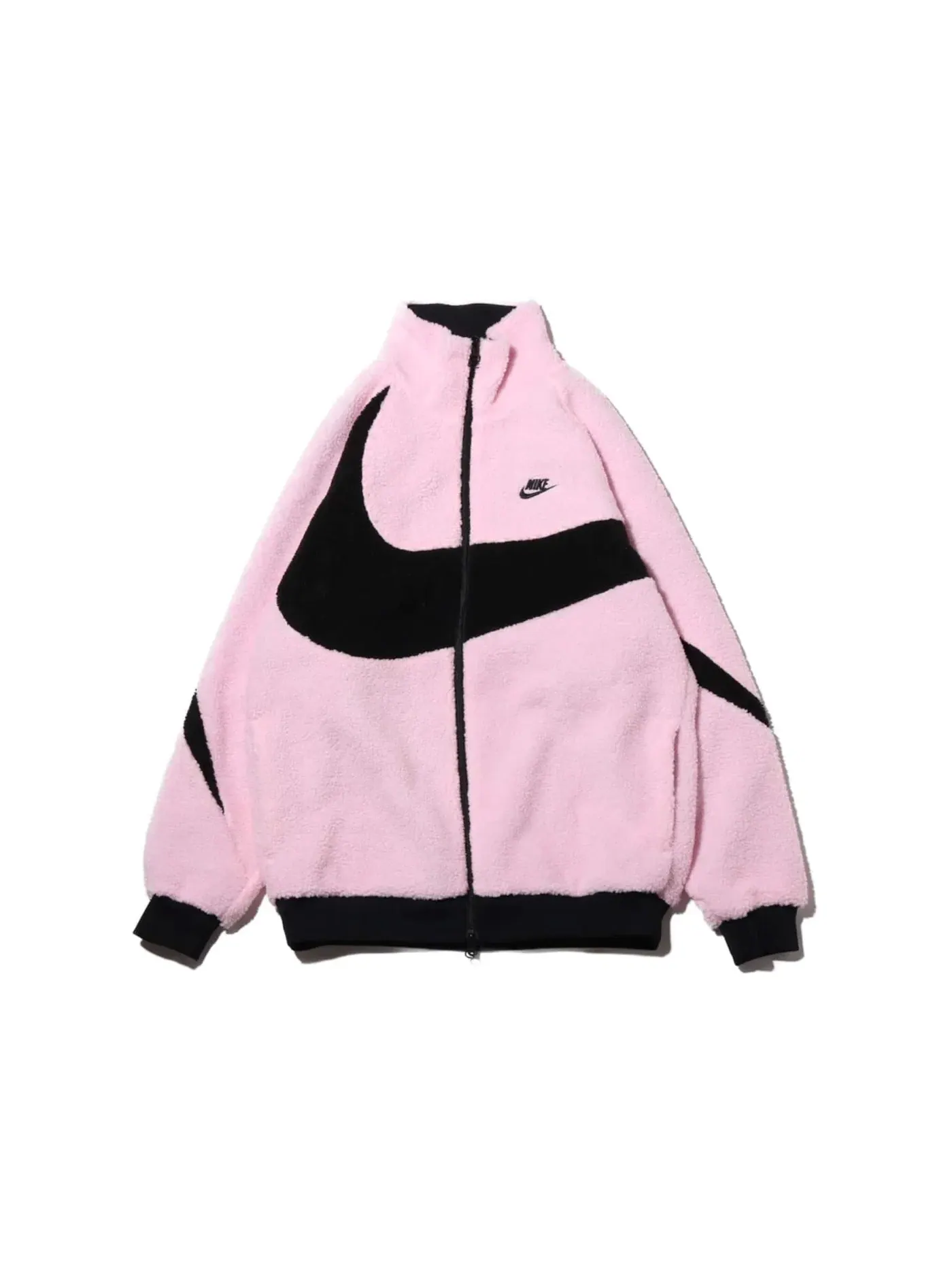 Мужская куртка с двусторонним дизайном Jacket Nike — изображение 1 из 2, розовый черный