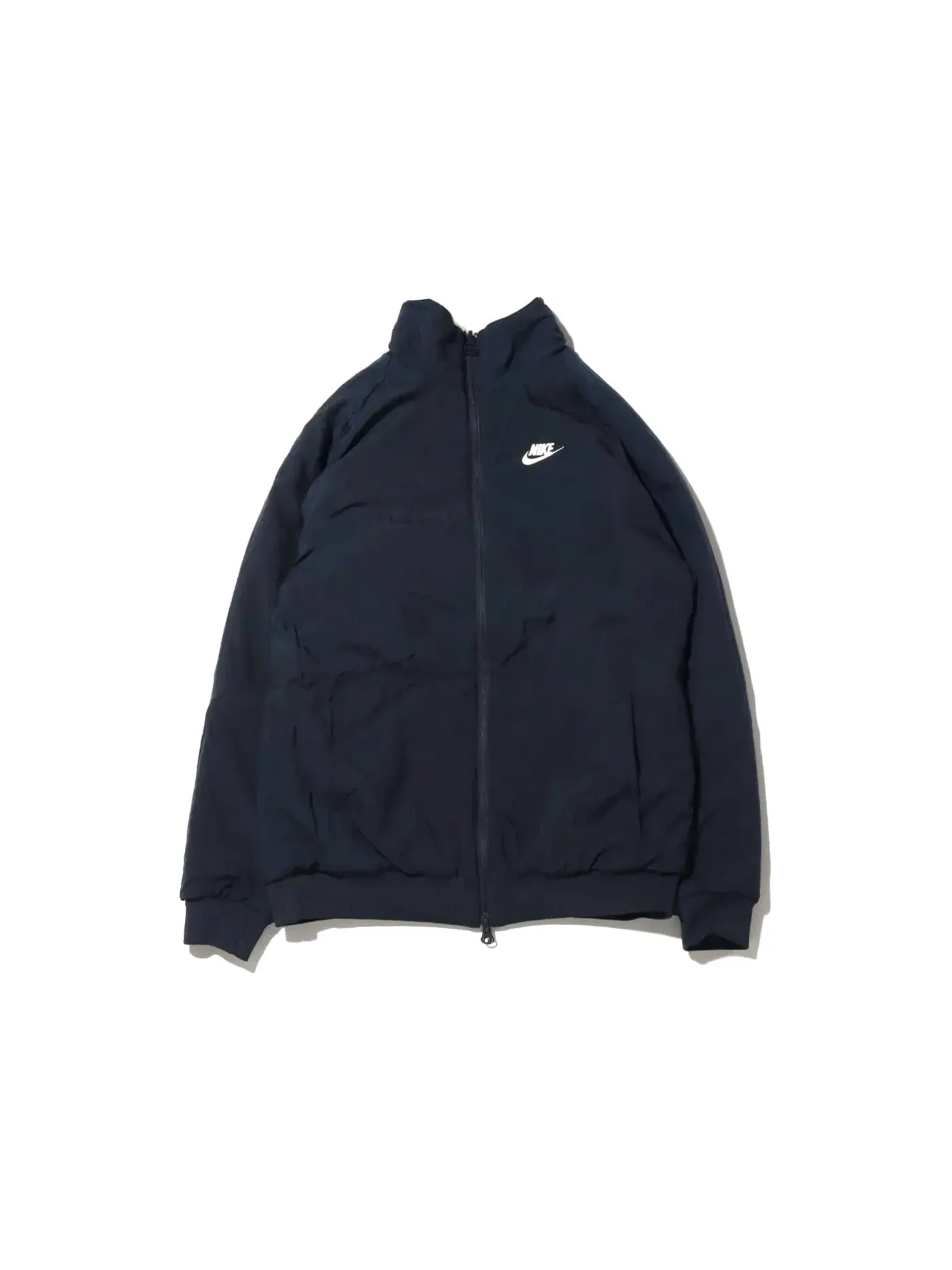 Мужская куртка с принтом Nike Big Swoosh Reversible Boa Jacket — изображение 3 из 3, белый темно-синий черный