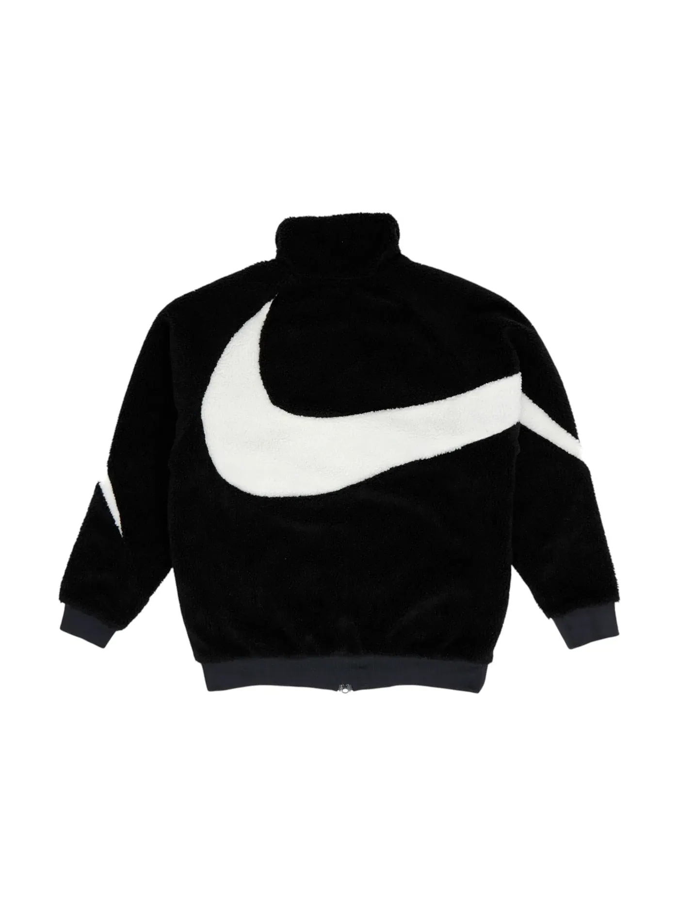 Мужская куртка с принтом Nike Big Swoosh Reversible Boa Jacket (Asia Sizing) Nike — изображение 2 из 2, черный