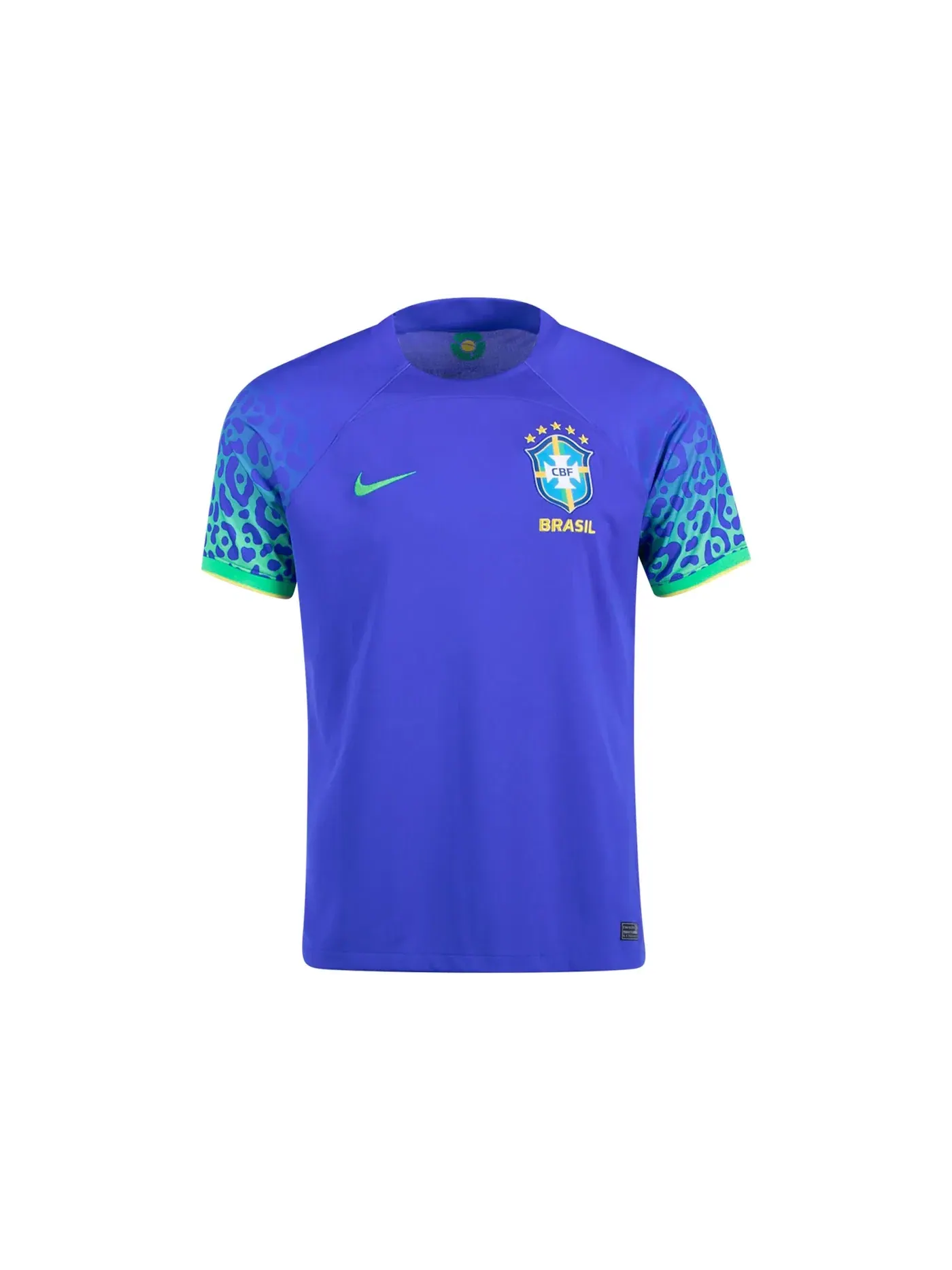 Мужская футбольная джерси с длинным рукавом Nike Brazil 2022/23 Stadium Away Jersey — изображение 1 из 2