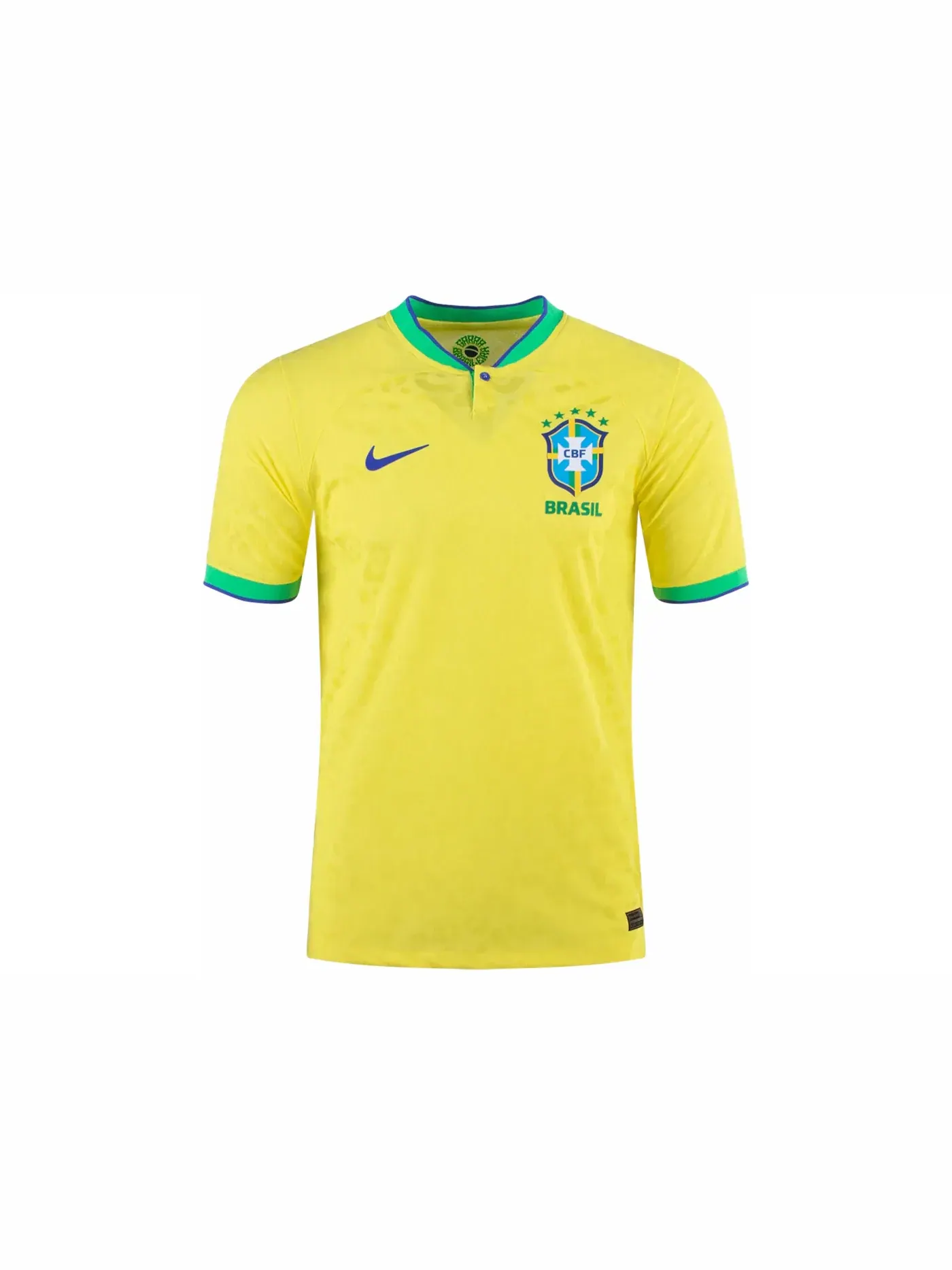 Мужская футбольная футболка с длинным рукавом Nike Brazil 2022/23 Stadium Home ADV Dri-FIT — изображение 1 из 1