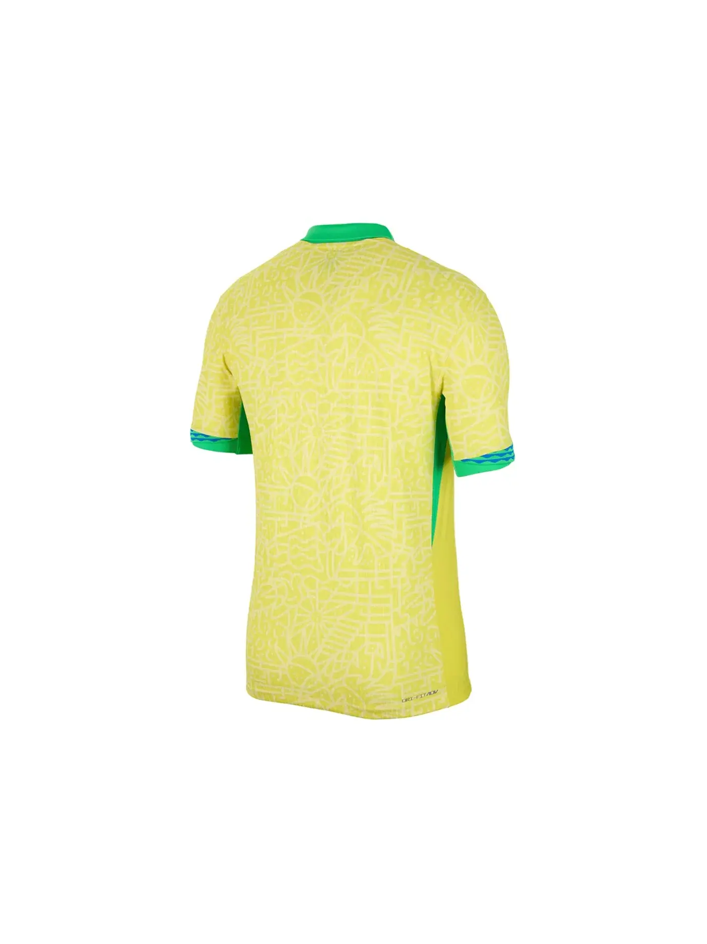 Мужская футбольная джерси Nike Brazil 2024 Match Home ADV Authentic Jersey — изображение 2 из 2, желтый//зеленый