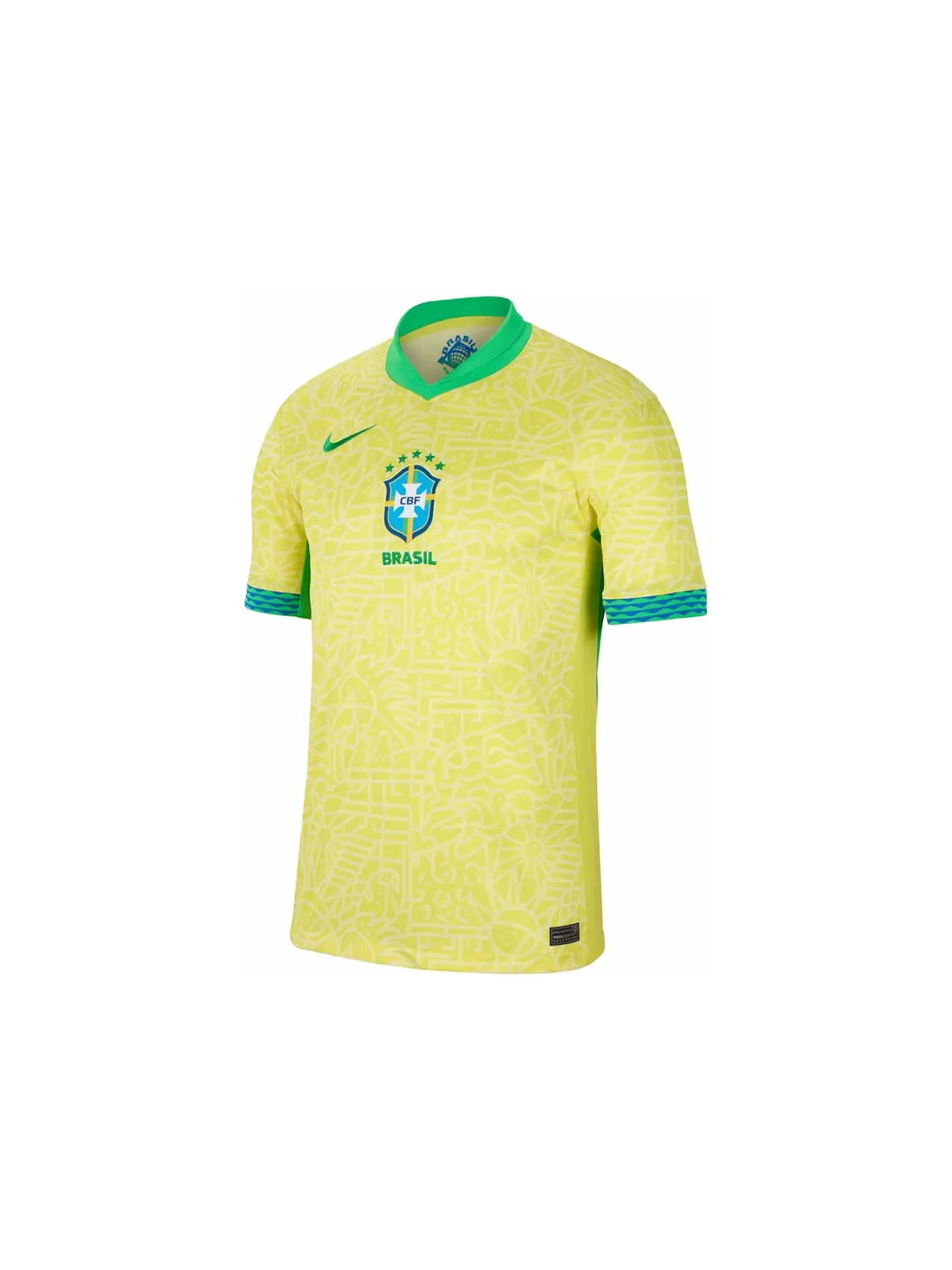 Мужская футболка с принтом Nike Jersey — изображение 1 из 2, желтый//зеленый