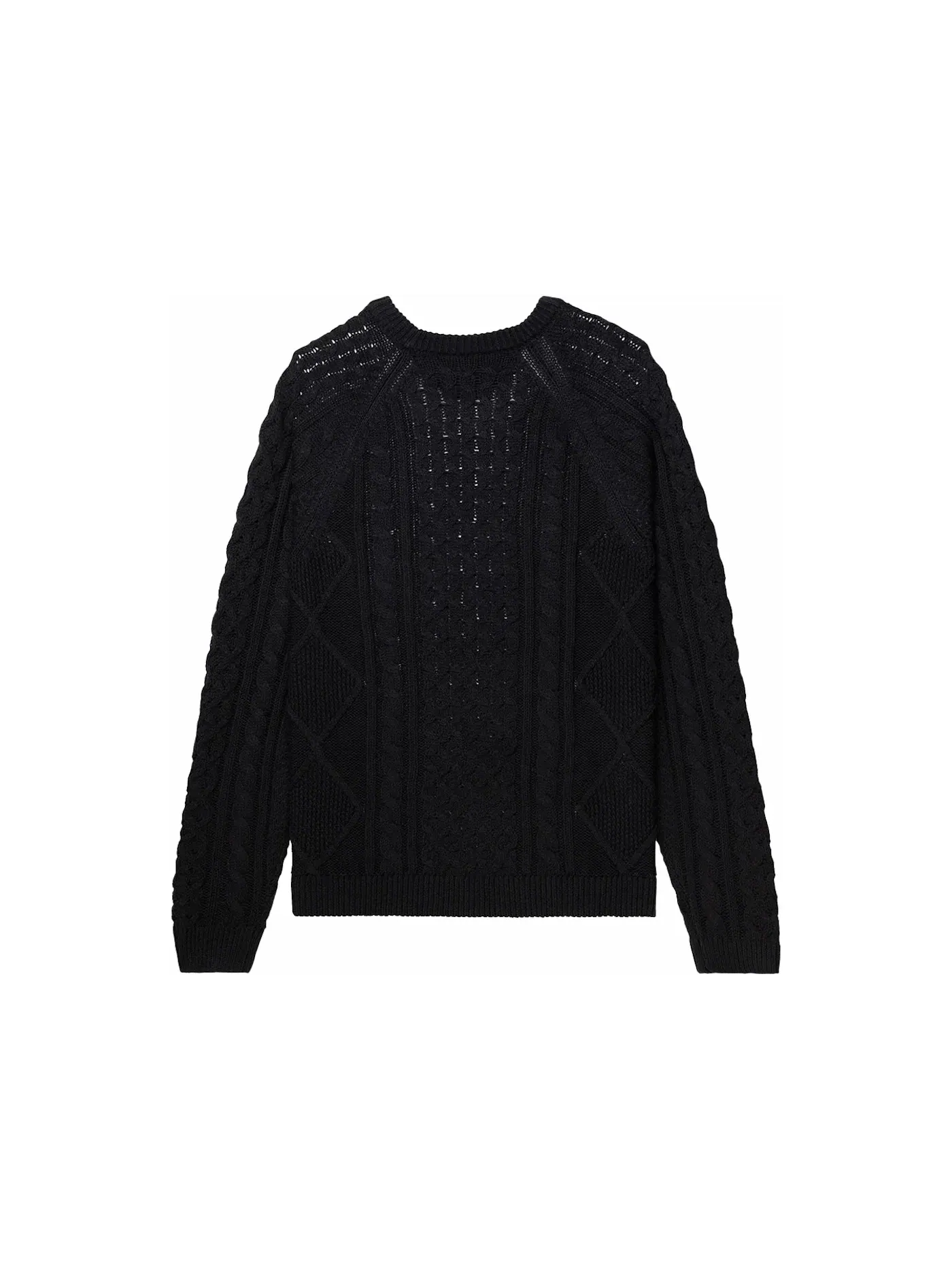 Мужской свитер с длинным рукавом Nike Sweater (Asia Sizing) — изображение 2 из 2, черный