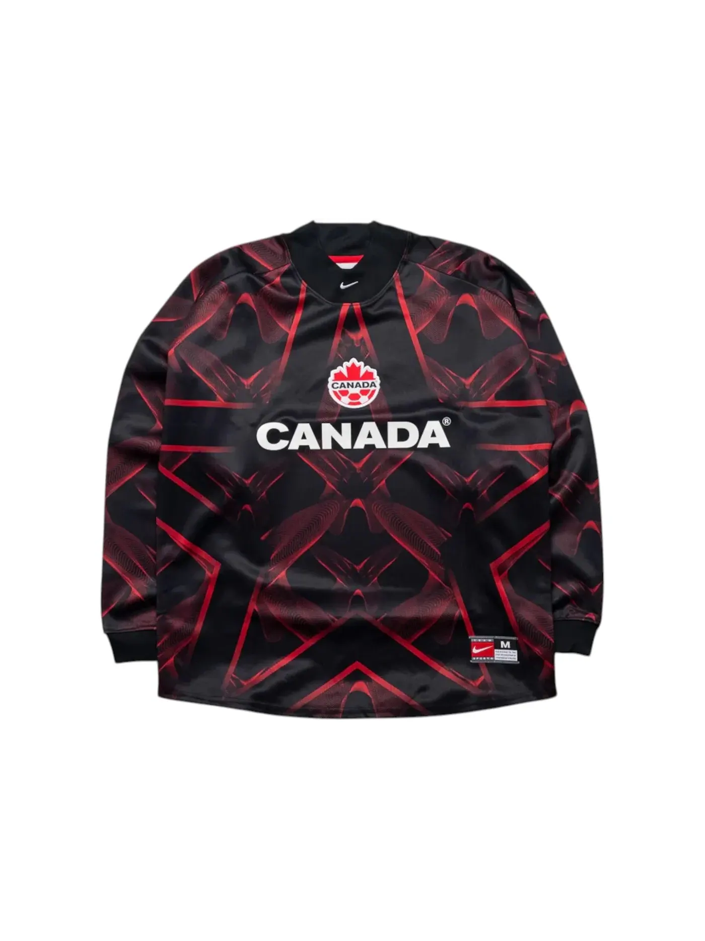Мужская футбольная вратарская джерси Nike Authentic Dri-FIT ADV Nike — изображение 1 из 2, черный красный