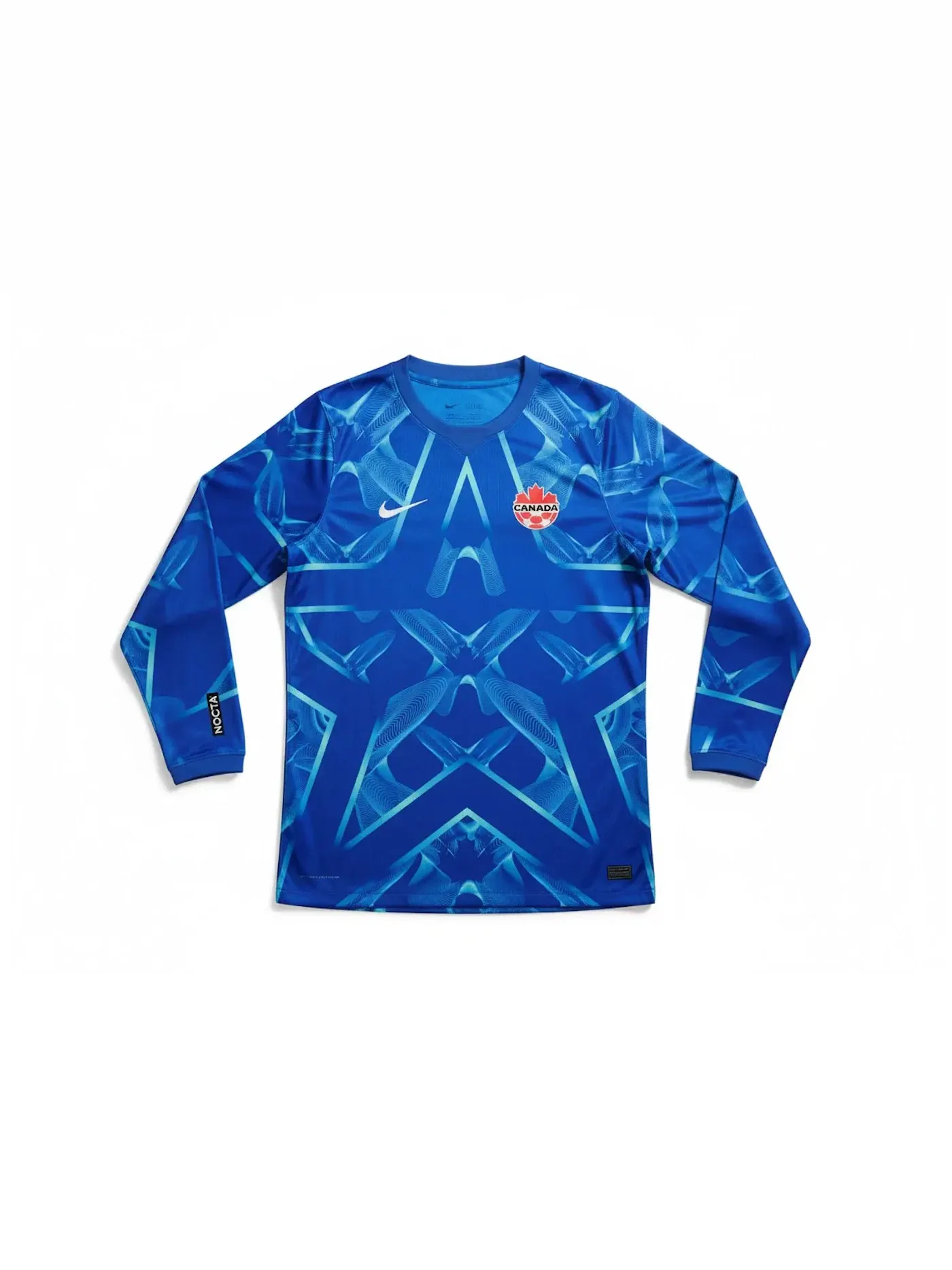 Мужская футбольная футболка с длинным рукавом Jersey Nike — изображение 1 из 1, синий