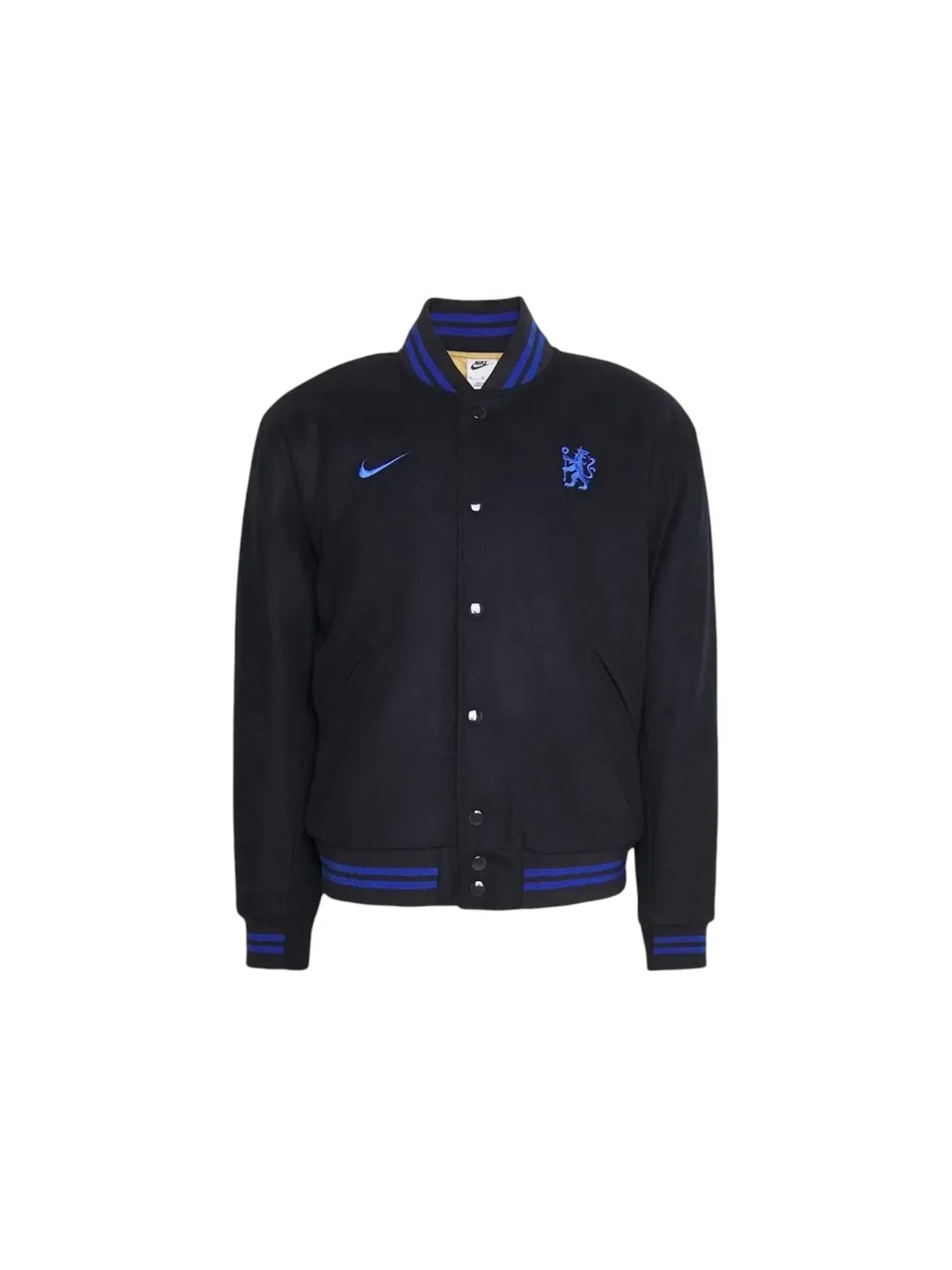 Мужская куртка-бомбер с длинным рукавом Nike Jacket — изображение 1 из 1, черный