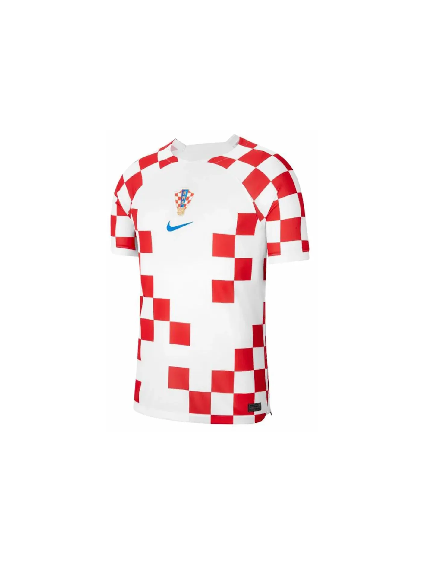 Мужская футбольная футболка с длинным рукавом Nike Croatia 2022/23 Stadium Home Dri-FIT — изображение 1 из 1, белый/синий