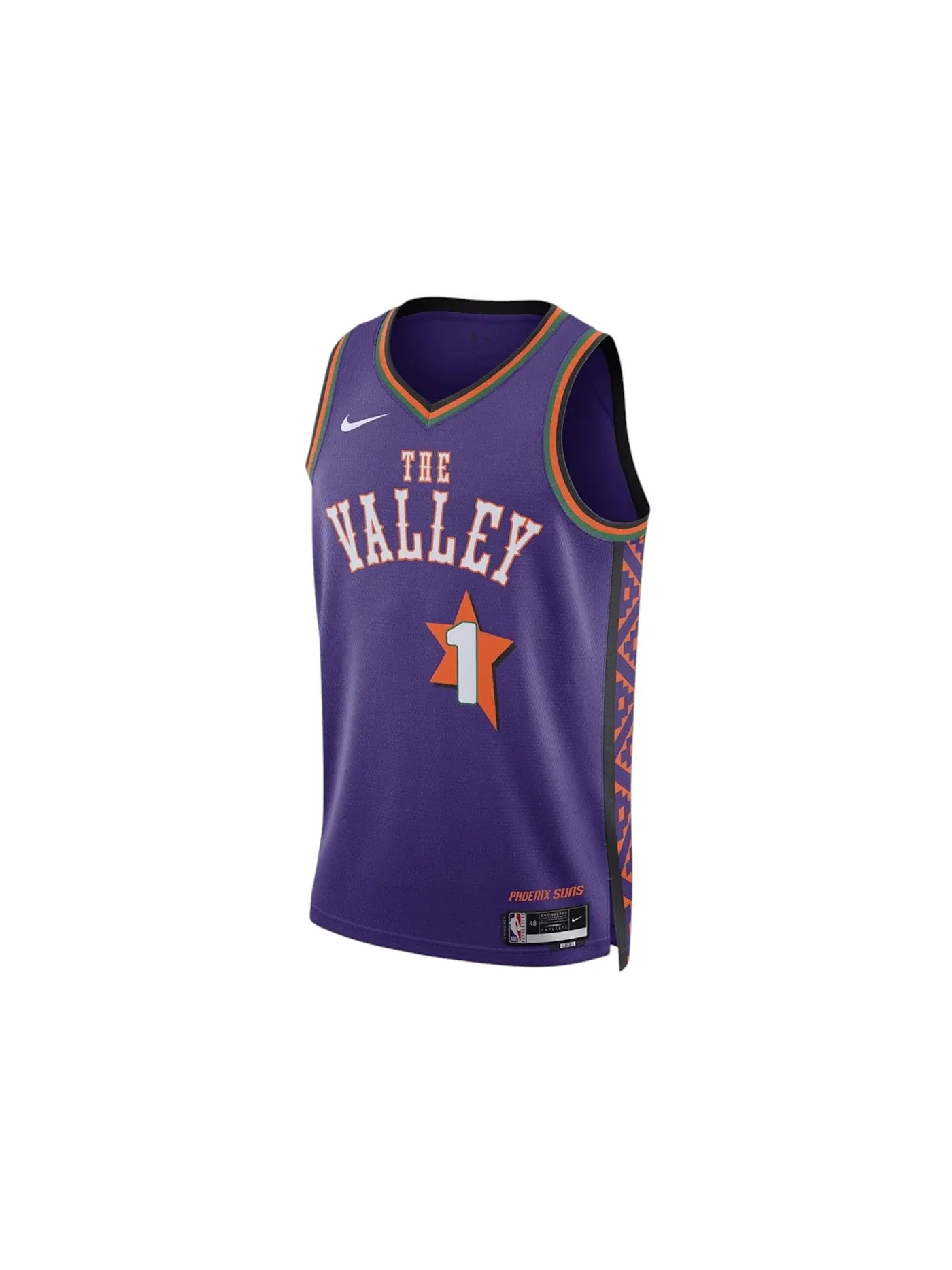 Мужская джерси с принтом Devin Booker Jersey Nike — изображение 1 из 1, фиолетовый