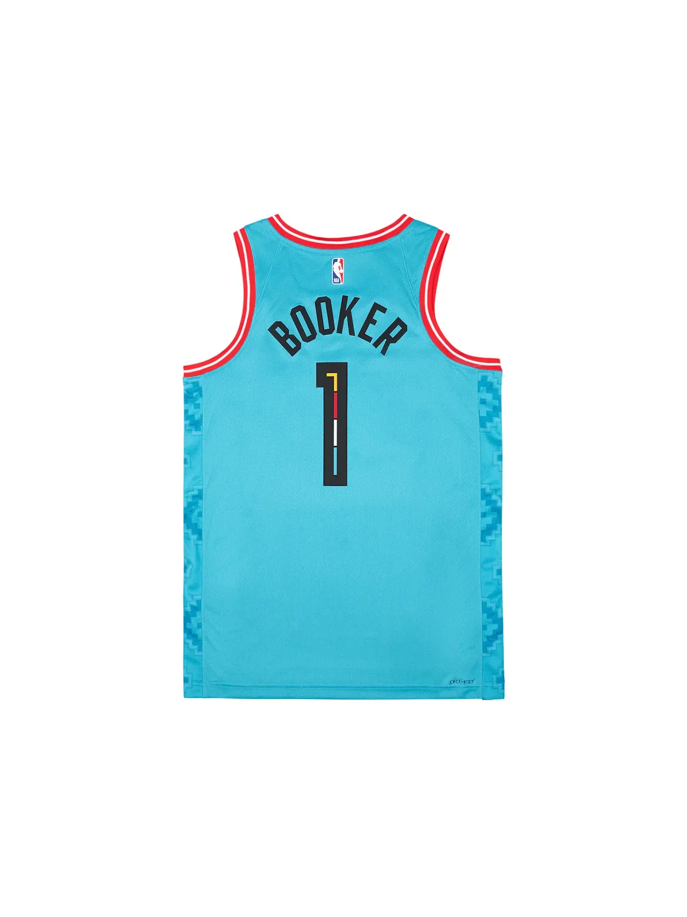 Мужская джерси с принтом Nike Devin Booker Phoenix Suns Dri-FIT, Dark Turquoise — изображение 2 из 2