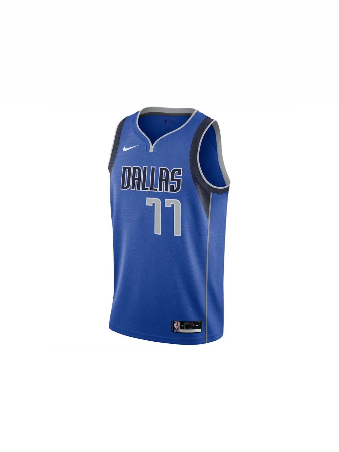 Мужская баскетбольная джерси Nike Doncic Dallas Mavericks Icon Edition 2020 — изображение 1 из 2, синий/черный/серый
