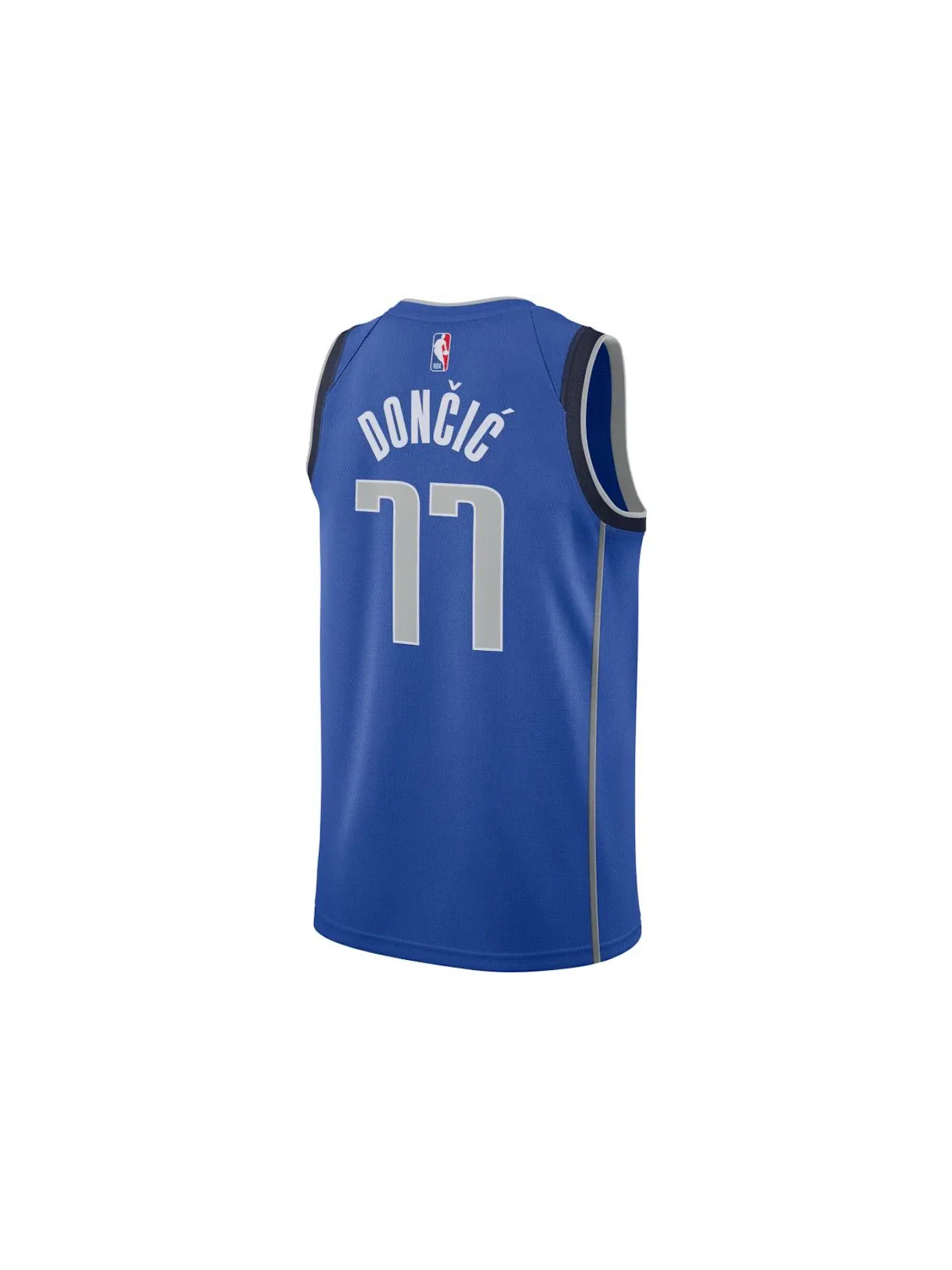 Мужская баскетбольная джерси Nike Doncic Dallas Mavericks Icon Edition 2020 — изображение 2 из 2, синий/черный/серый