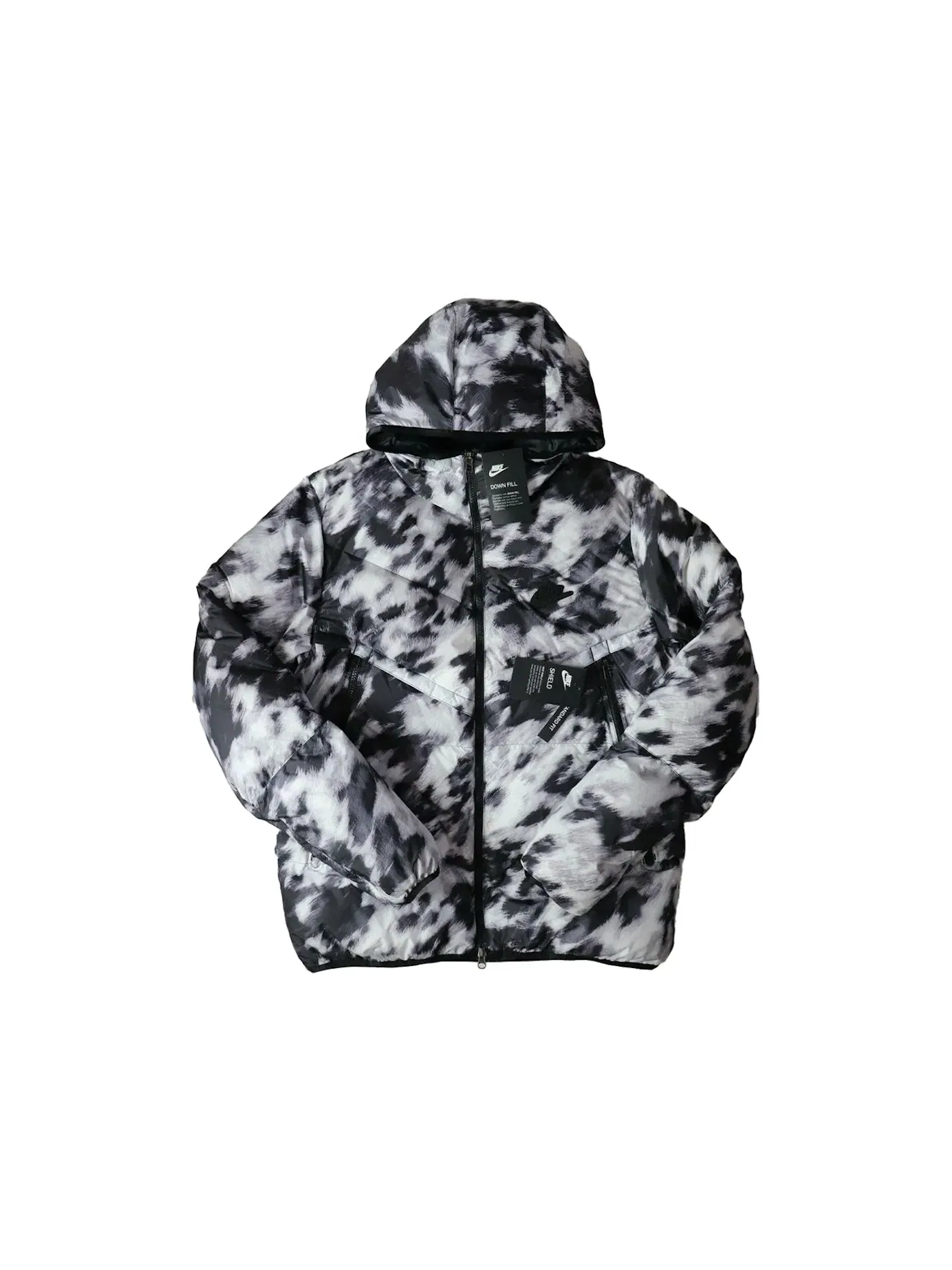Мужская зимняя куртка с наполнителем из пуха Nike Down-Fill Windrunner — изображение 1 из 1, черный