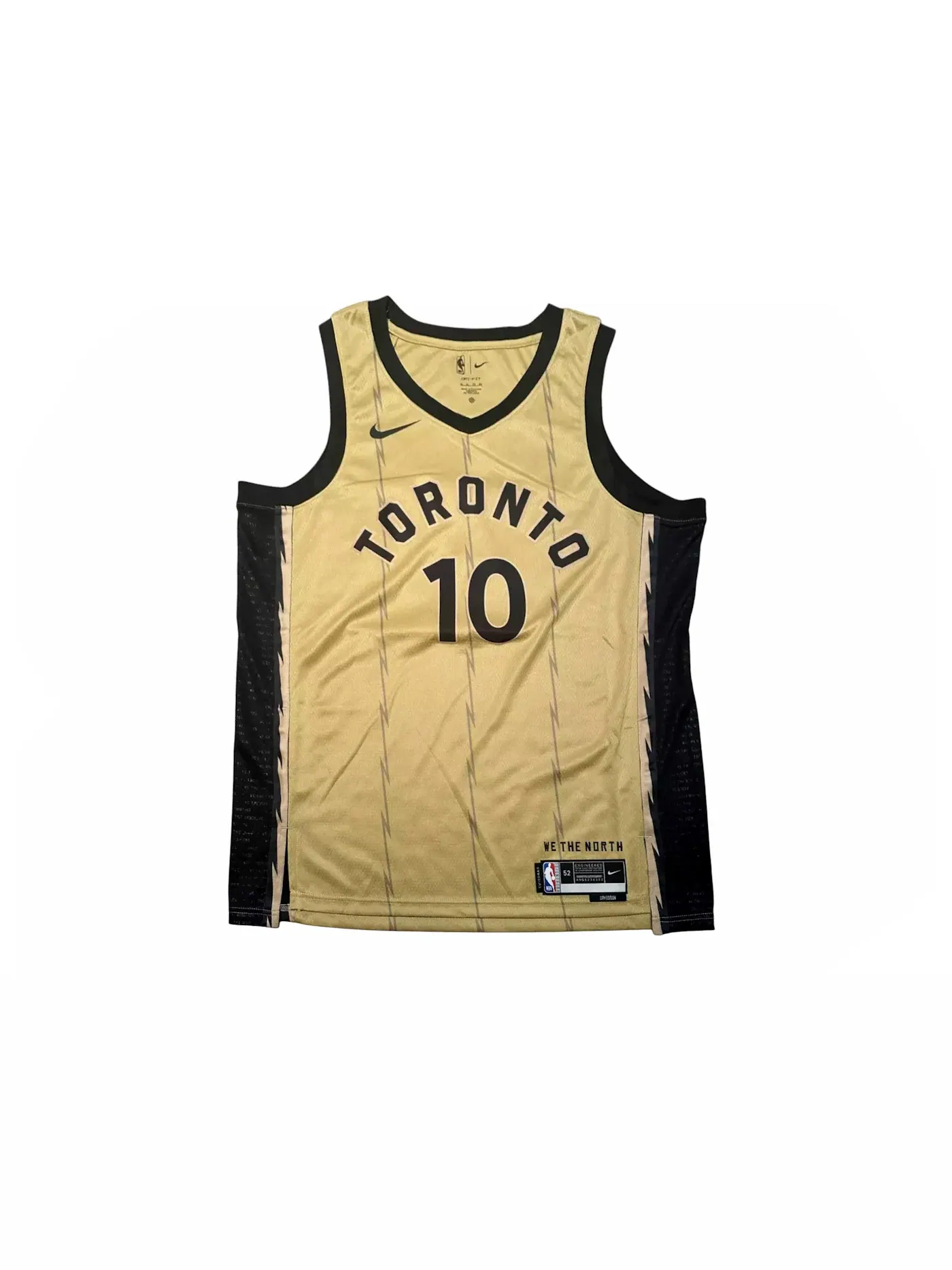 Мужская баскетбольная джерси Nike Drake Toronto Raptors East End Swingman — изображение 1 из 2, золото