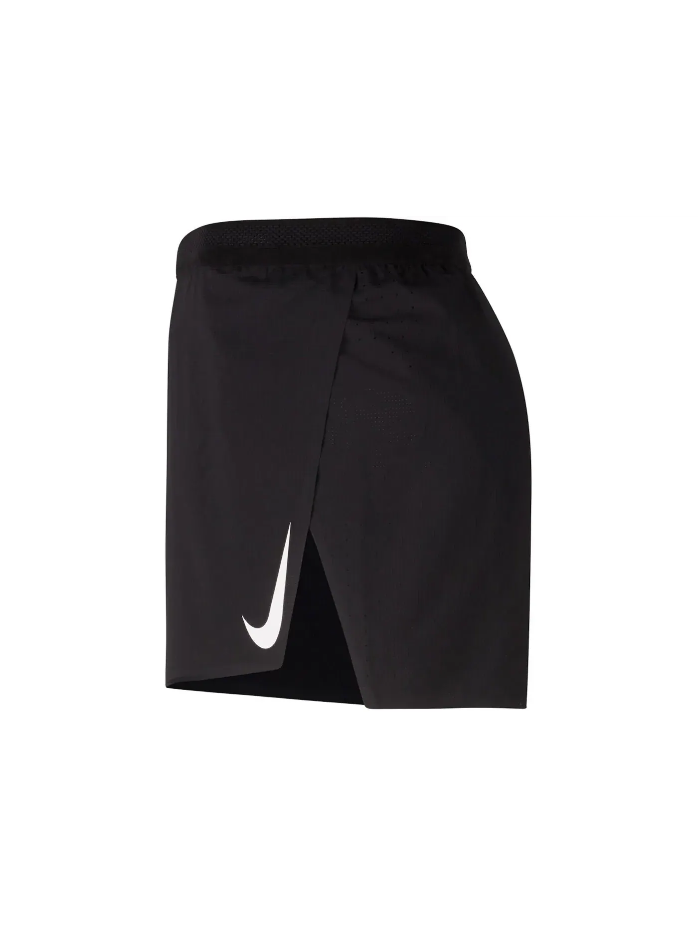 Мужские беговые шорты с подкладкой Dri-FIT ADV AeroSwift 4" Nike — изображение 2 из 3, черный/белый