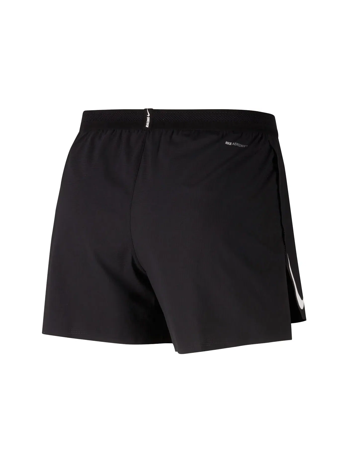 Мужские беговые шорты с подкладкой Dri-FIT ADV AeroSwift 4" Nike — изображение 3 из 3, черный/белый
