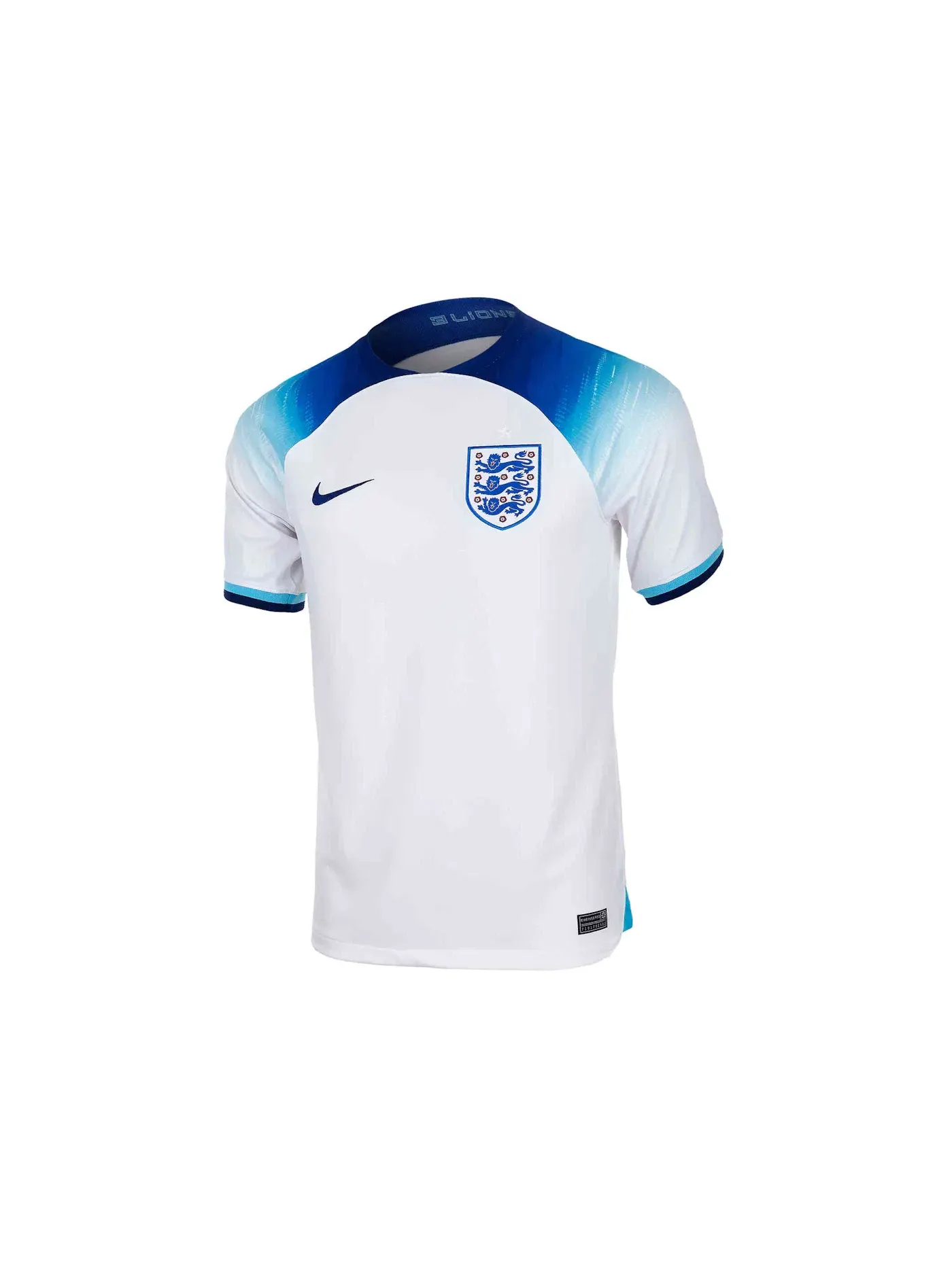 Мужская футбольная джерси с длинным рукавом Nike England 2022/23 Stadium Home Jersey — изображение 1 из 2, белый/синий/синий
