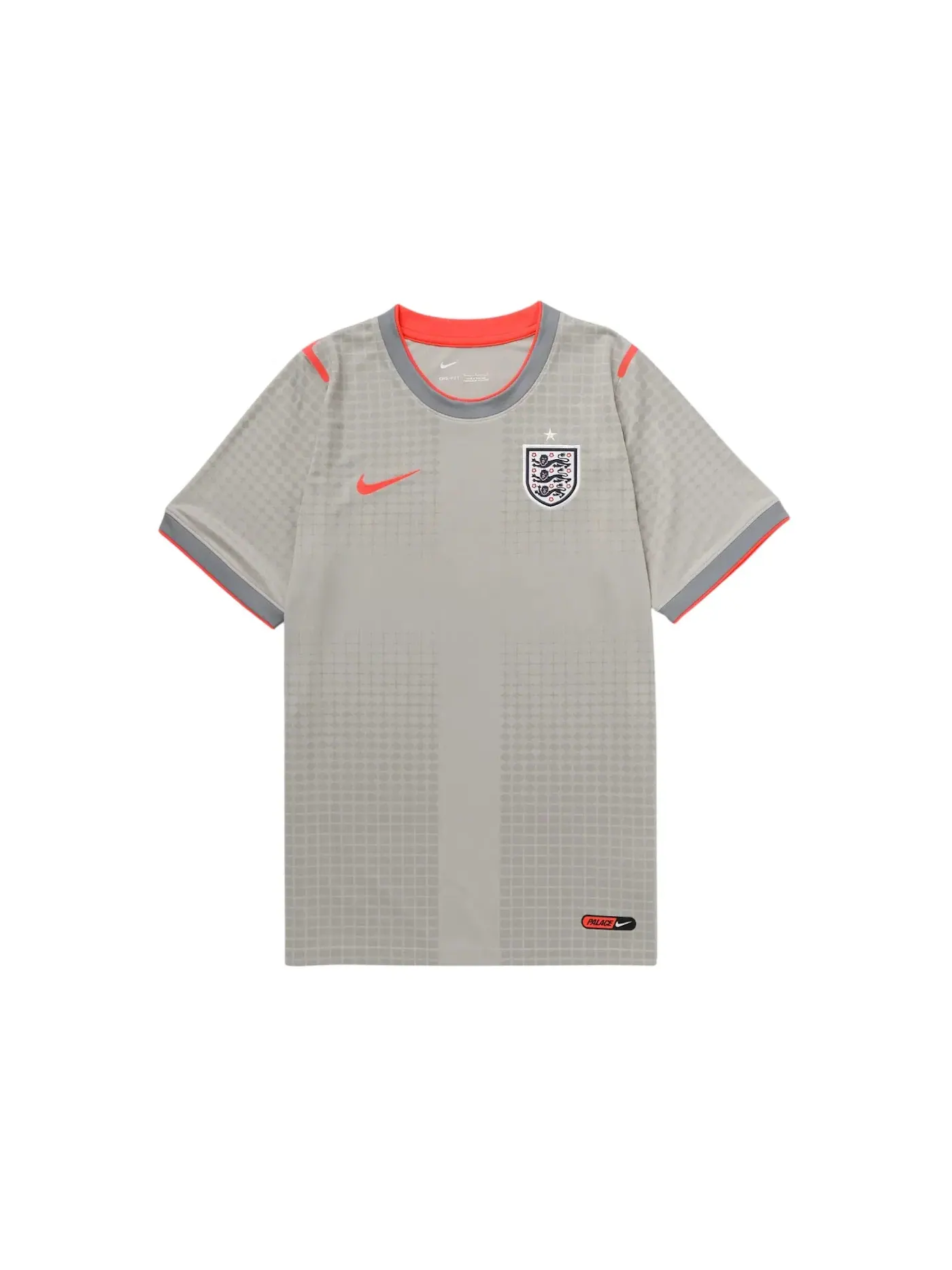 Мужская футбольная джерси с принтом Nike England x Palace Academy Pro — изображение 1 из 1, серый/яркий