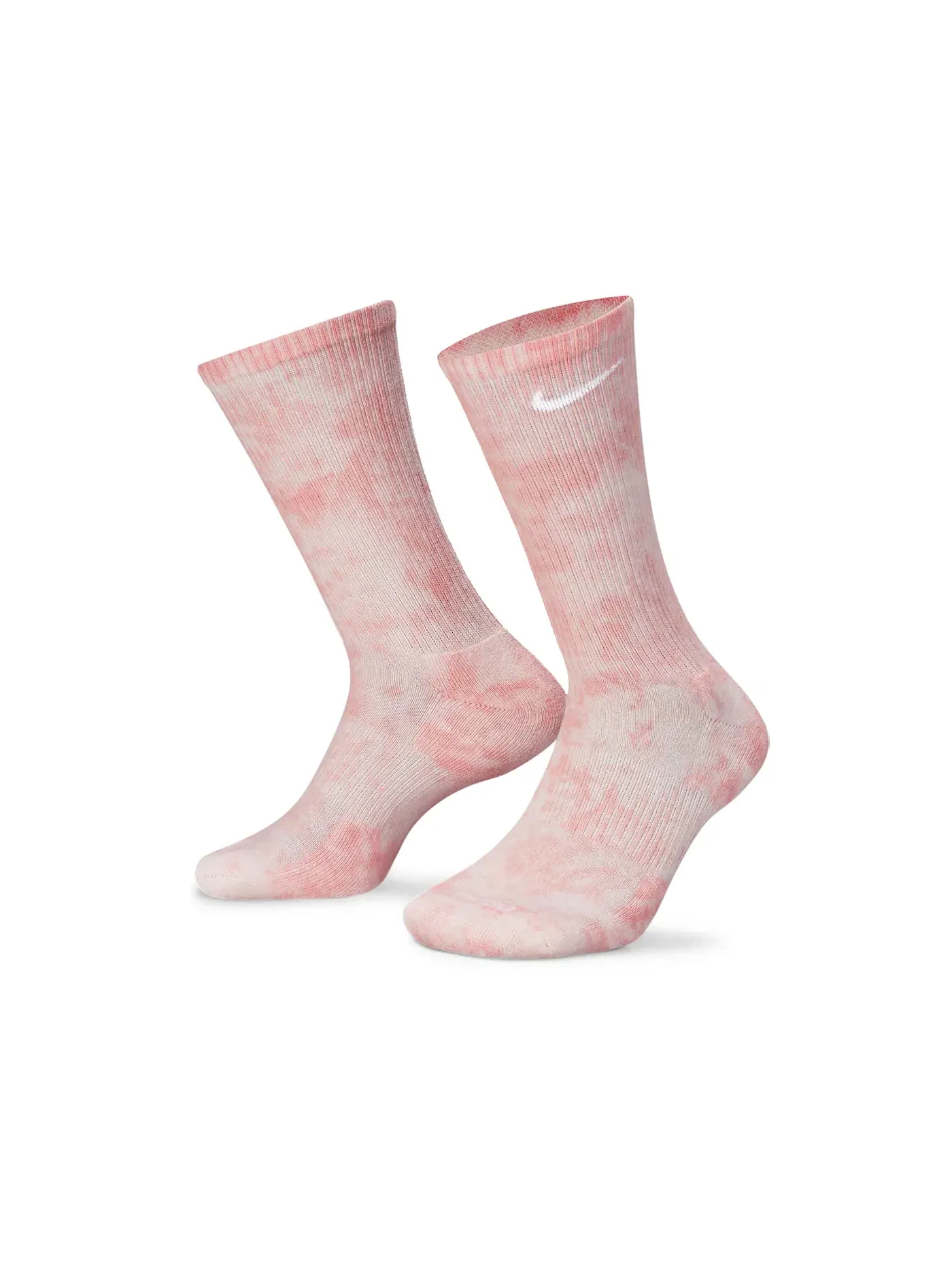 Детские носки с усиленной пяткой и мыском Nike Everyday Plus Cushioned Crew — изображение 1 из 2, светлый розовый/белый