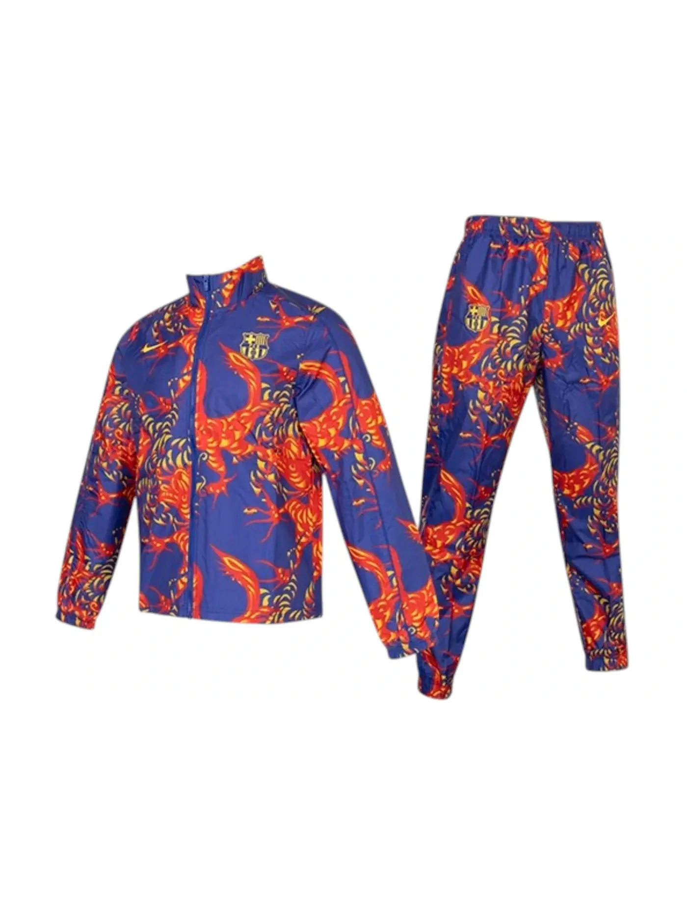 Мужской спортивный костюм с длинным рукавом Tracksuit Nike — изображение 1 из 1, красный/синий