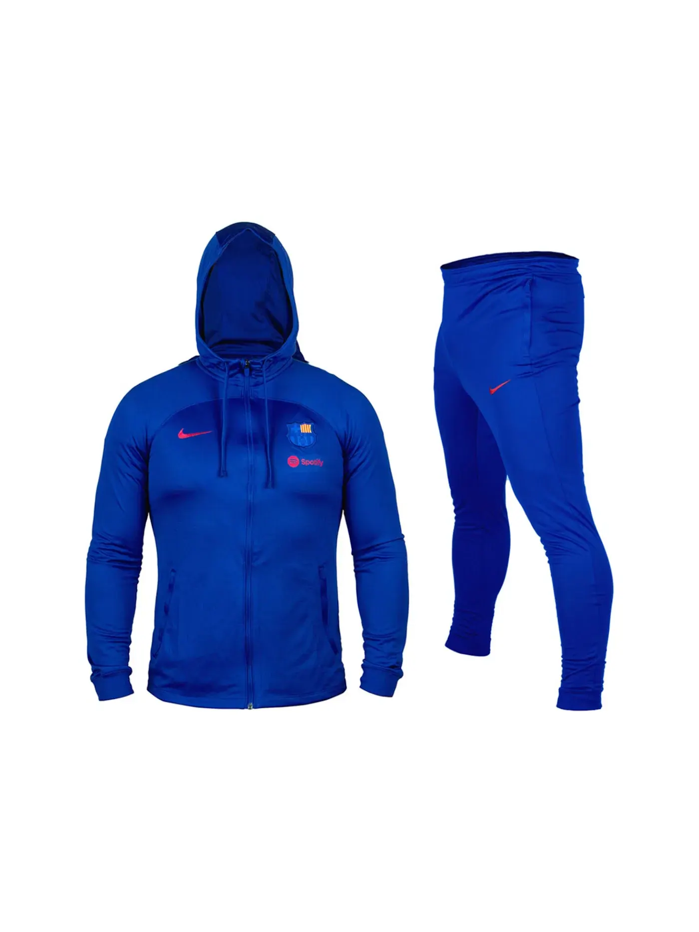 Мужской спортивный костюм с длинным рукавом Nike FC Barcelona 22/23 Strike Tracksuit — изображение 1 из 1, синий