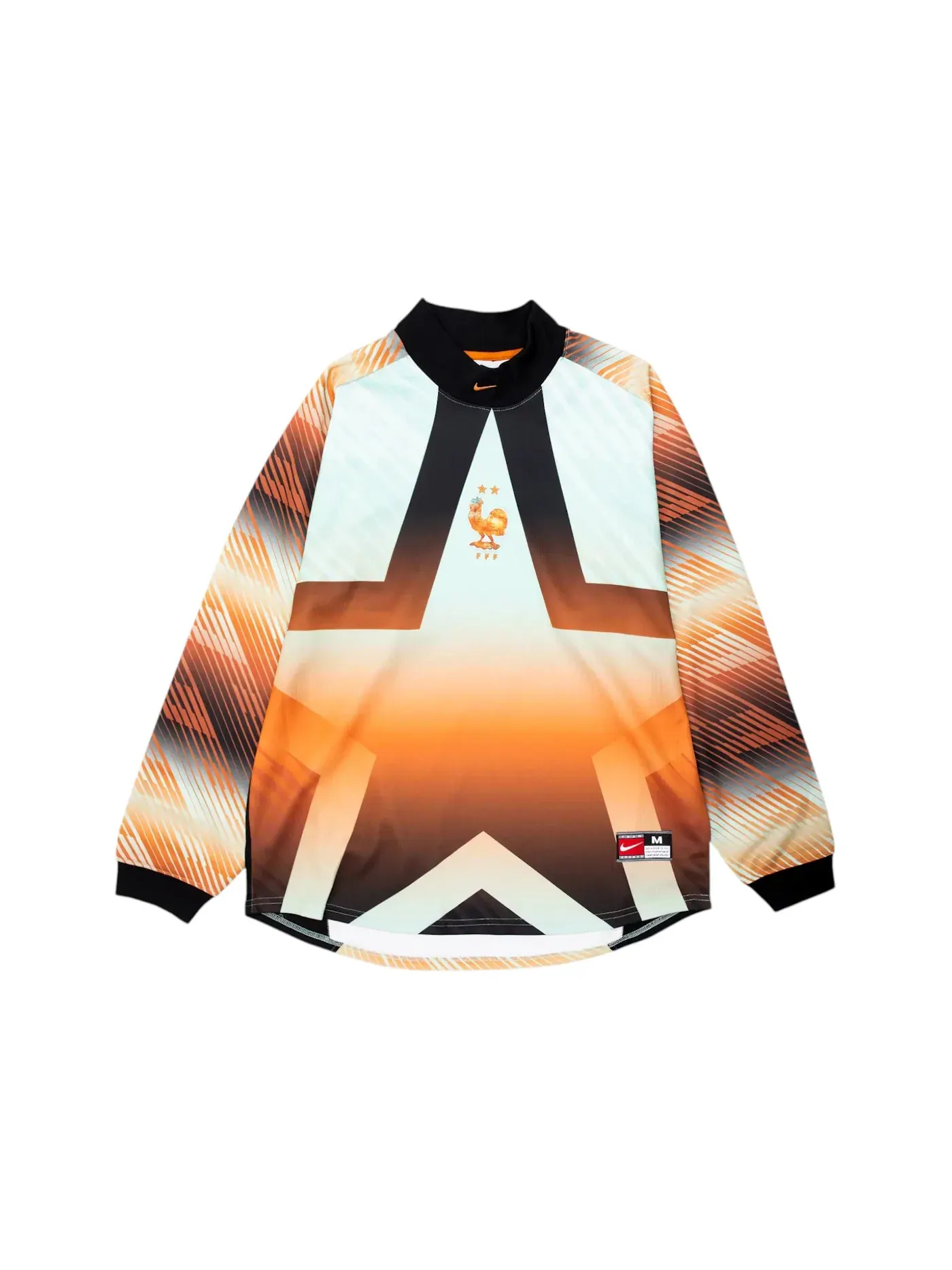 Мужская футболка с длинным рукавом Jersey Nike — изображение 1 из 1, черный//металлик