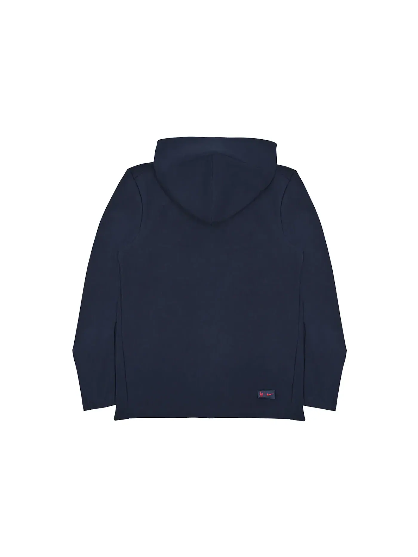 Мужская худи с полной застежкой-молнией Nike Tech Fleece Hoodie — изображение 2 из 2, темный/красный