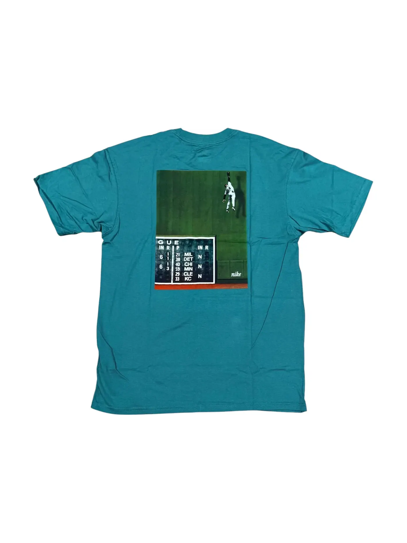 Мужская футболка с принтом Nike T-shirt — изображение 1 из 2, зеленый