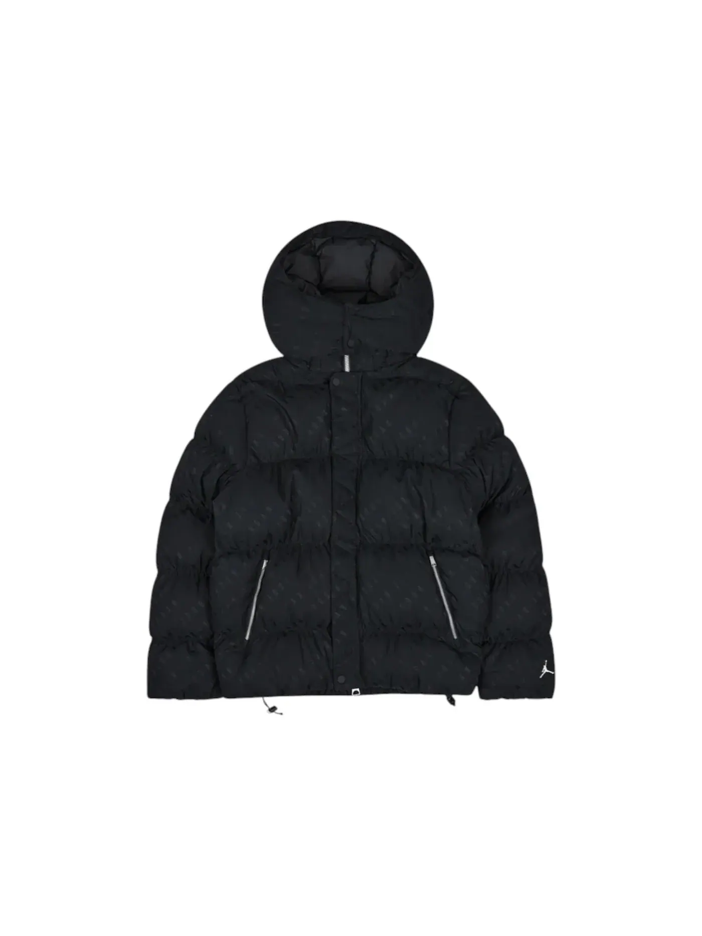 Мужская куртка-пуховик с наполнителем Nike Jordan Essentials Multi Logo Black/White — изображение 1 из 2