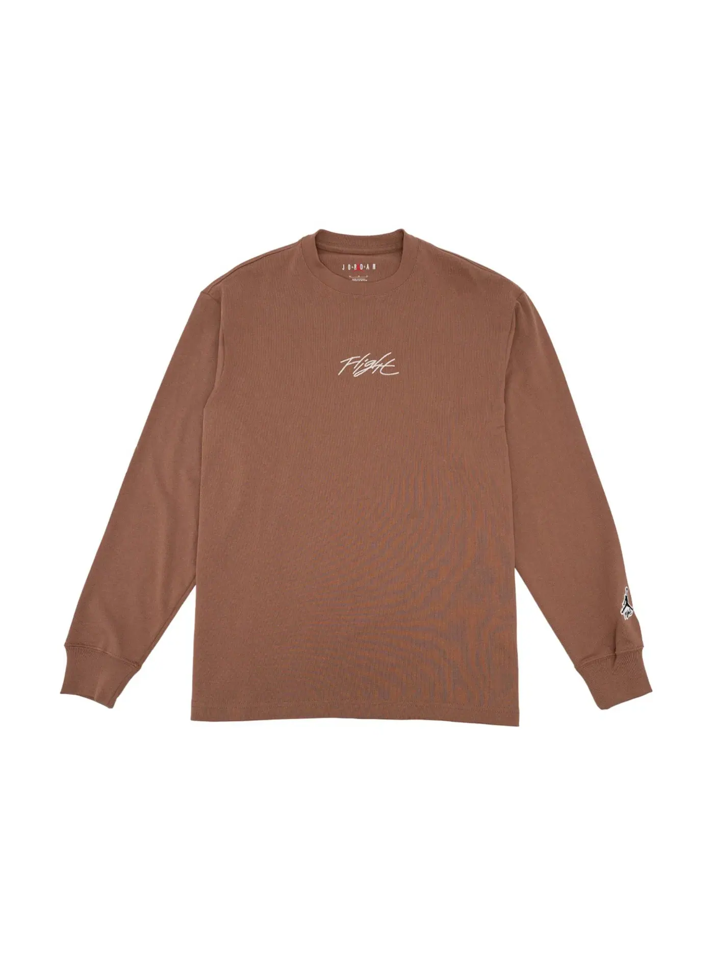 Мужская футболка с длинным рукавом Nike Jordan Flight Essentials Long Sleeve Tee — изображение 1 из 1, коричневый