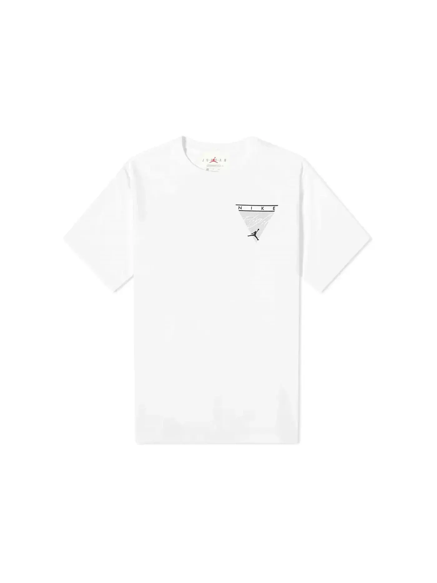 Мужская футболка с принтом Nike Jordan Flight Essentials Tee — изображение 1 из 1, белый/черный