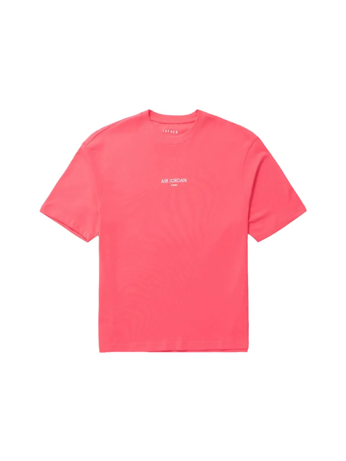 Мужская футболка с принтом Nike Jordan Wordmark 85 Fleece Tokio Edition Tee — изображение 1 из 1, розовый//белый