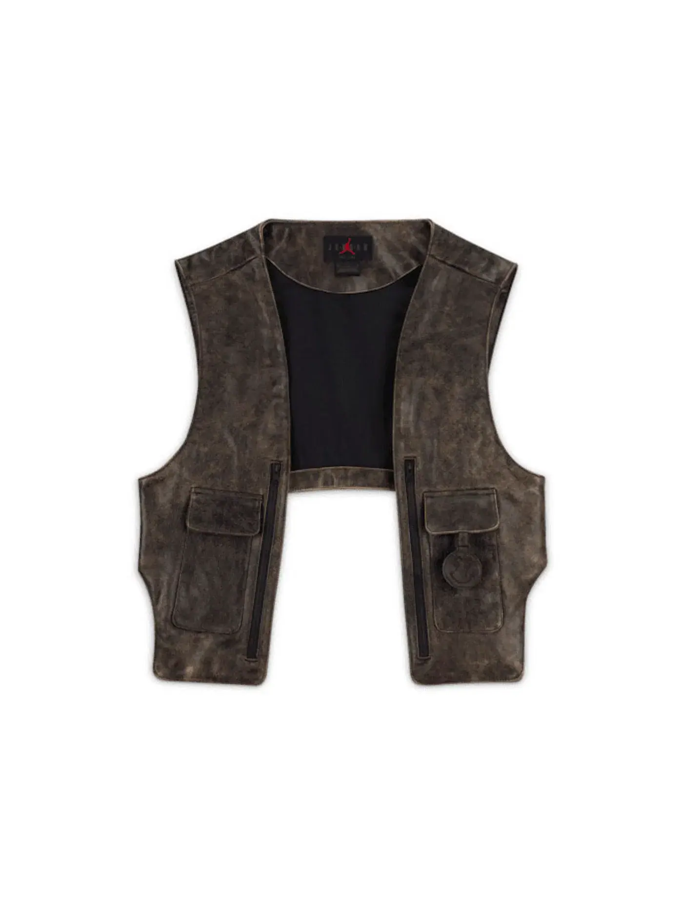Унисекс жилет Nike Jordan x J Balvin Vest — изображение 1 из 2, коричневый/черный