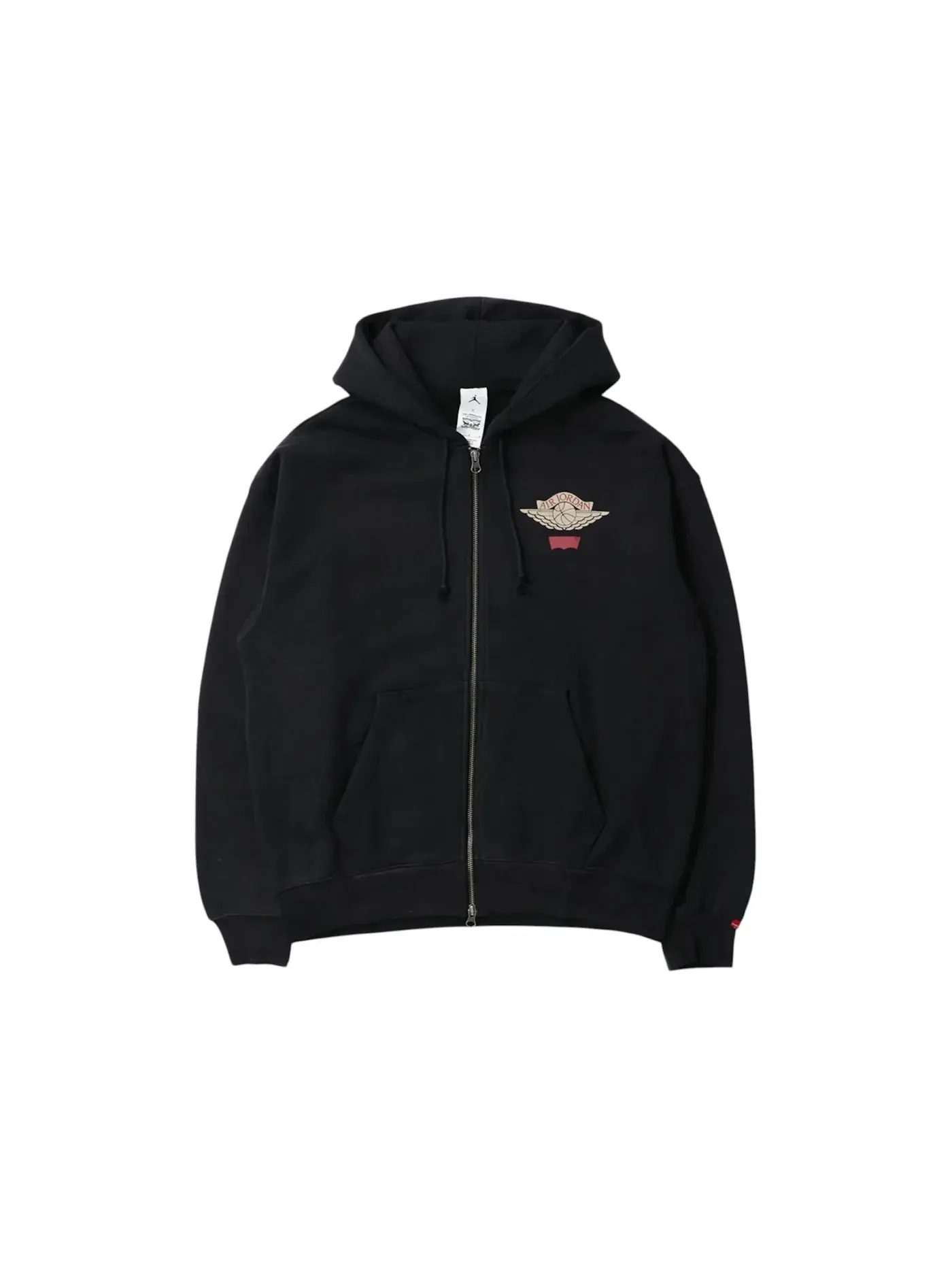 Мужская худи Nike Jordan x Levis Full Zip Hoodie — изображение 2 из 2, черный