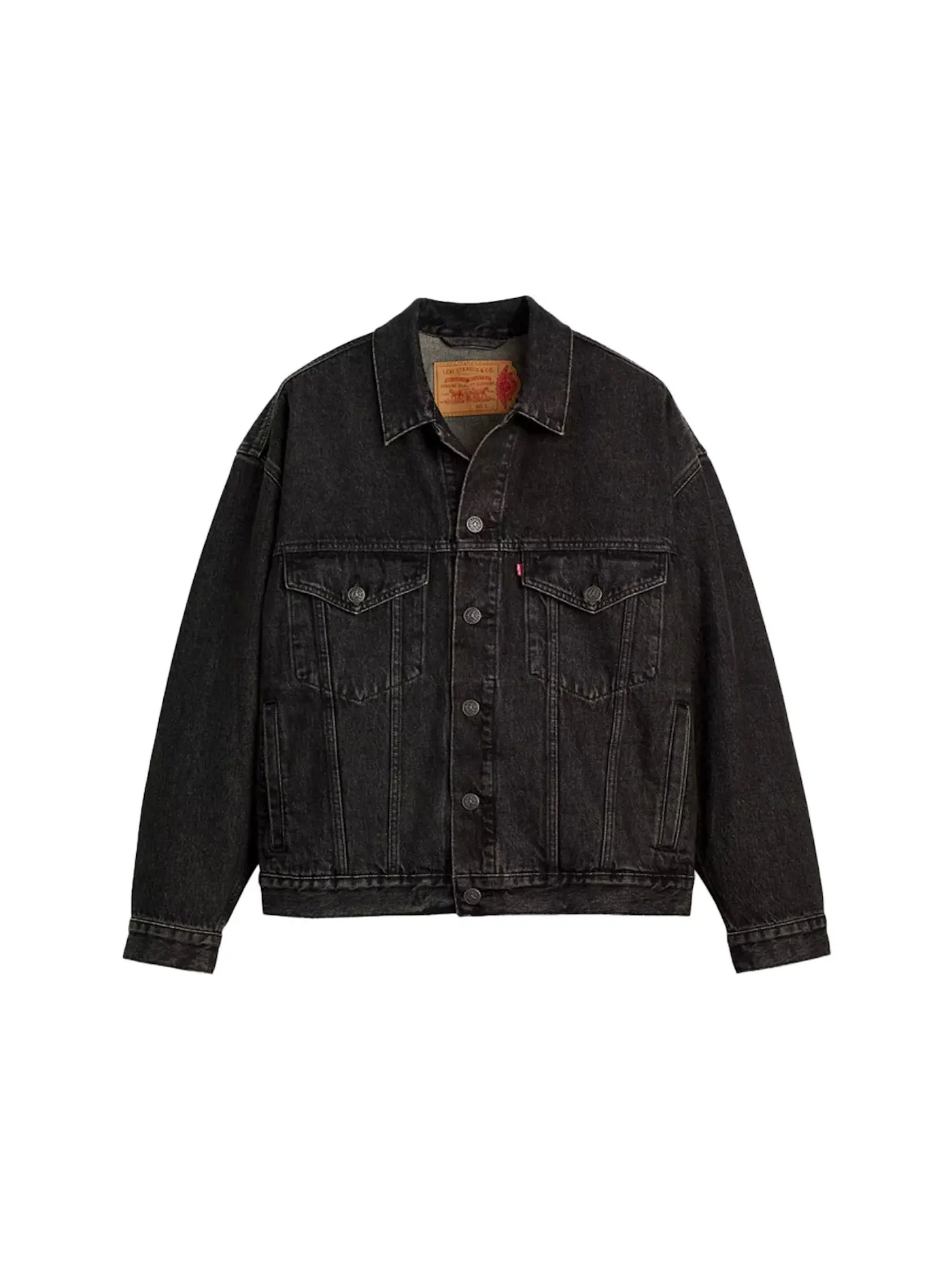 Мужская куртка-джинсовка Type III Trucker Jacket Nike — изображение 1 из 2, черный/черный