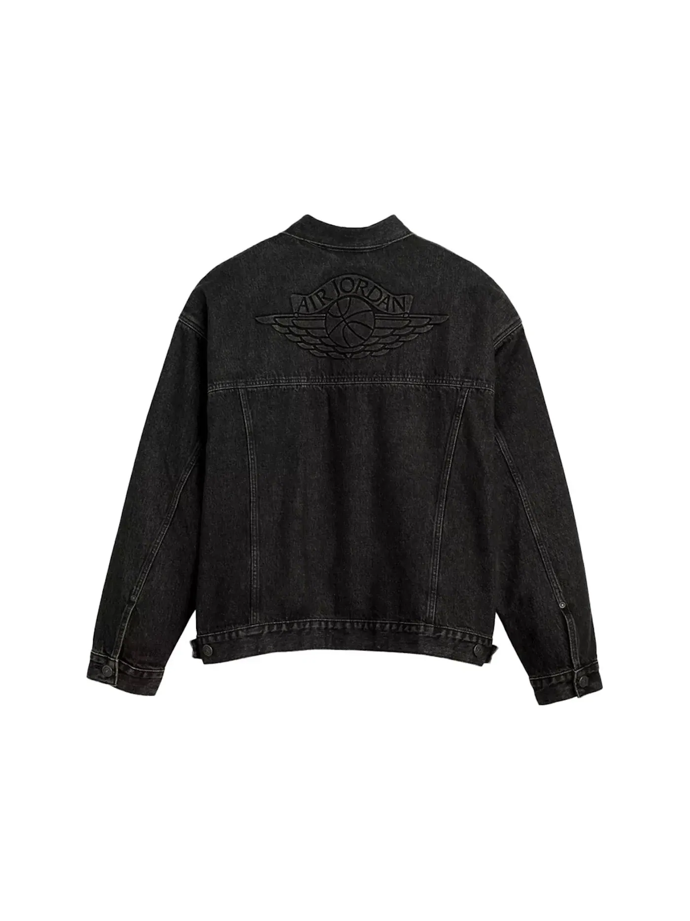 Мужская куртка-джинсовка Type III Trucker Jacket Nike — изображение 2 из 2, черный/черный