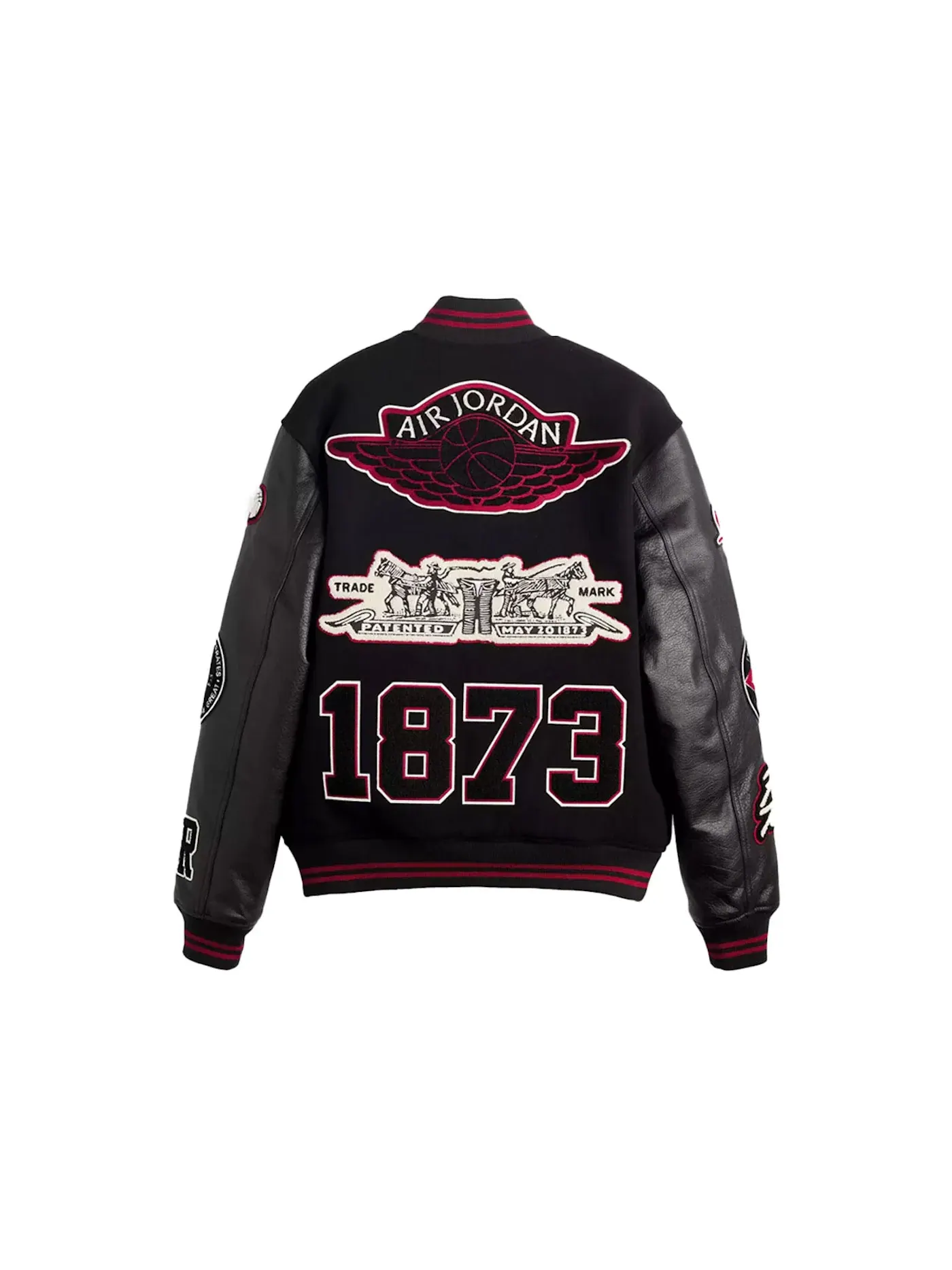 Мужская куртка-бомбер с длинным рукавом Jacket Nike — изображение 2 из 2, черный