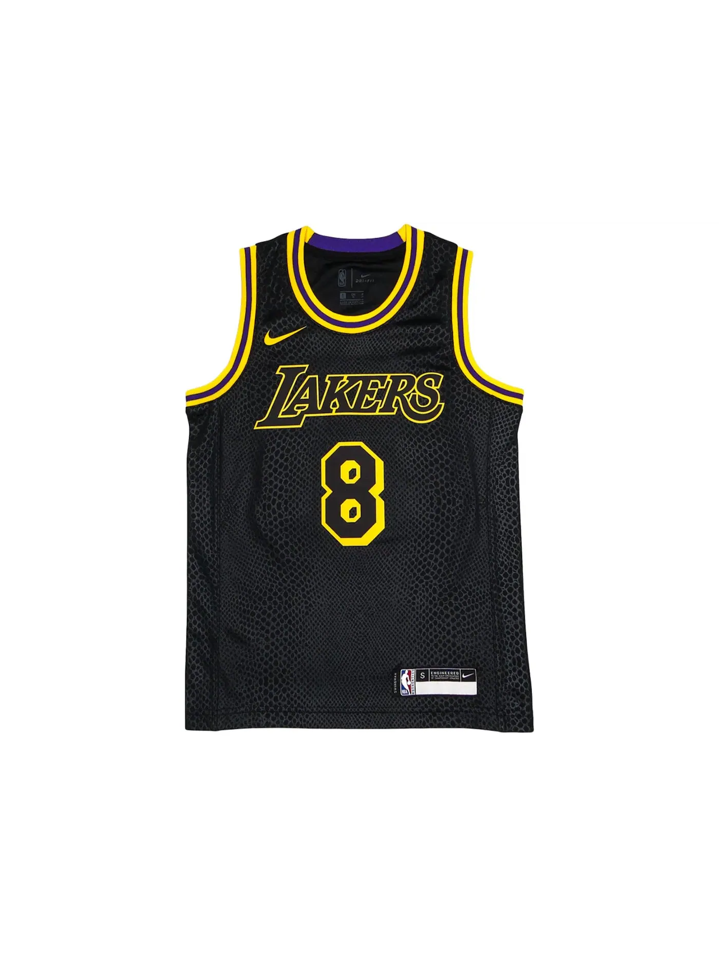 Детская баскетбольная джерси с принтом Swingman Jersey Nike — изображение 2 из 2, черный/золотистый