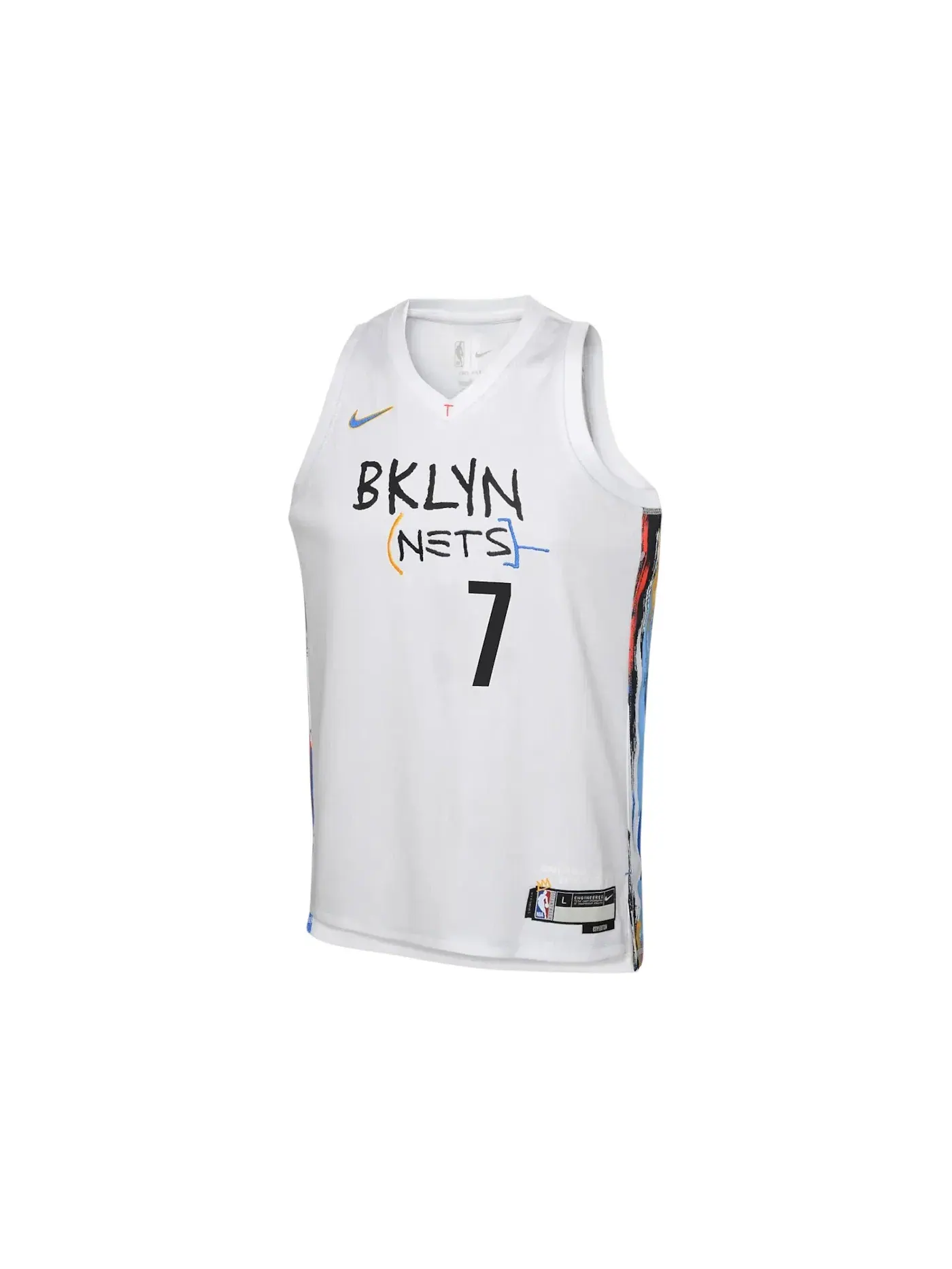 Детская баскетбольная джерси Brooklyn Nets City Edition Swingman Nike — изображение 1 из 1, белый