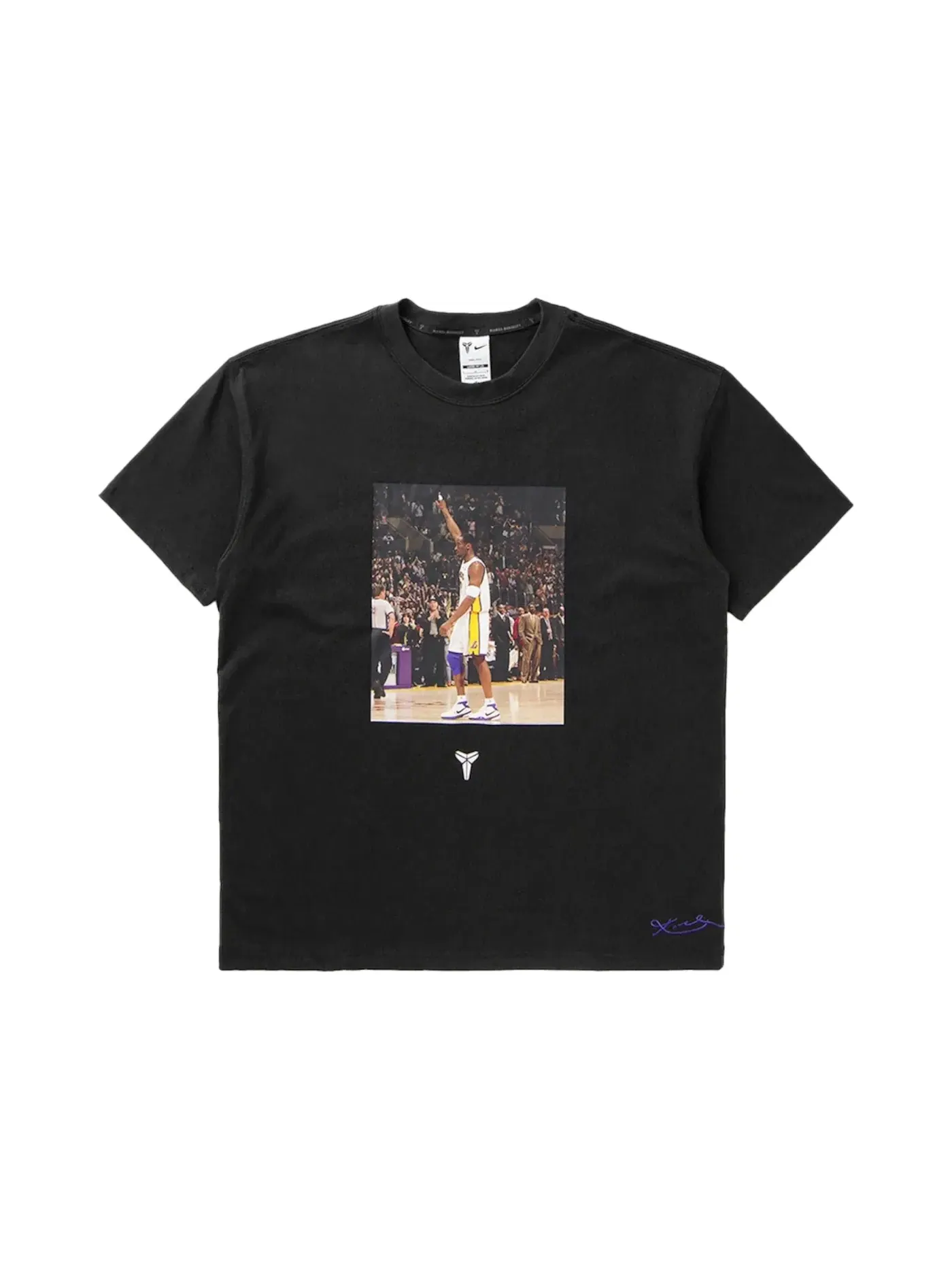 Мужская футболка с принтом Kobe Bryant 81 Points M90 SP26 Tee Nike — изображение 1 из 1, черный