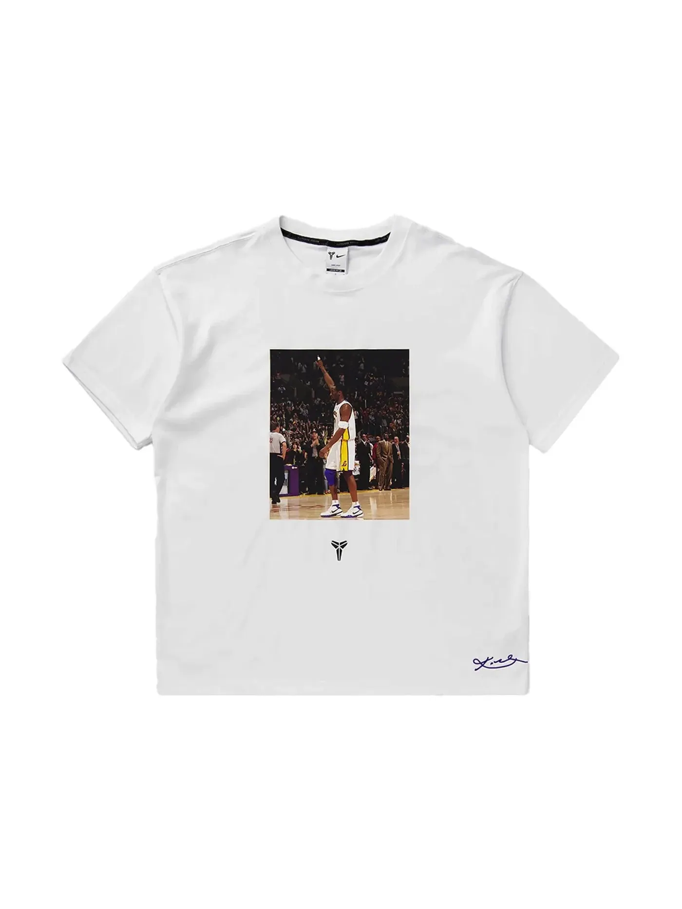 Мужская футболка с принтом Nike Kobe Bryant 81 Points M90 SP26 Tee — изображение 1 из 1, белый