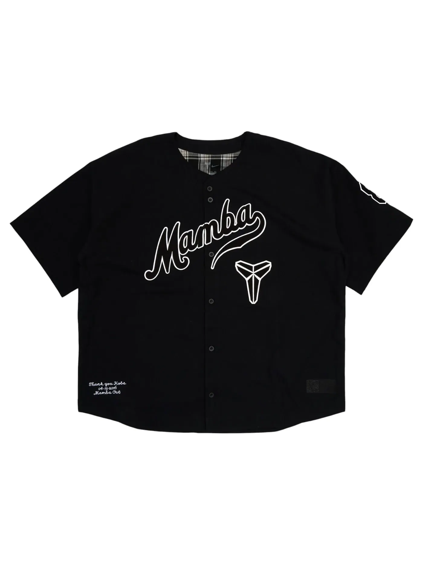 Мужская бейсбольная джерси с принтом Jersey Nike — изображение 1 из 6, черный