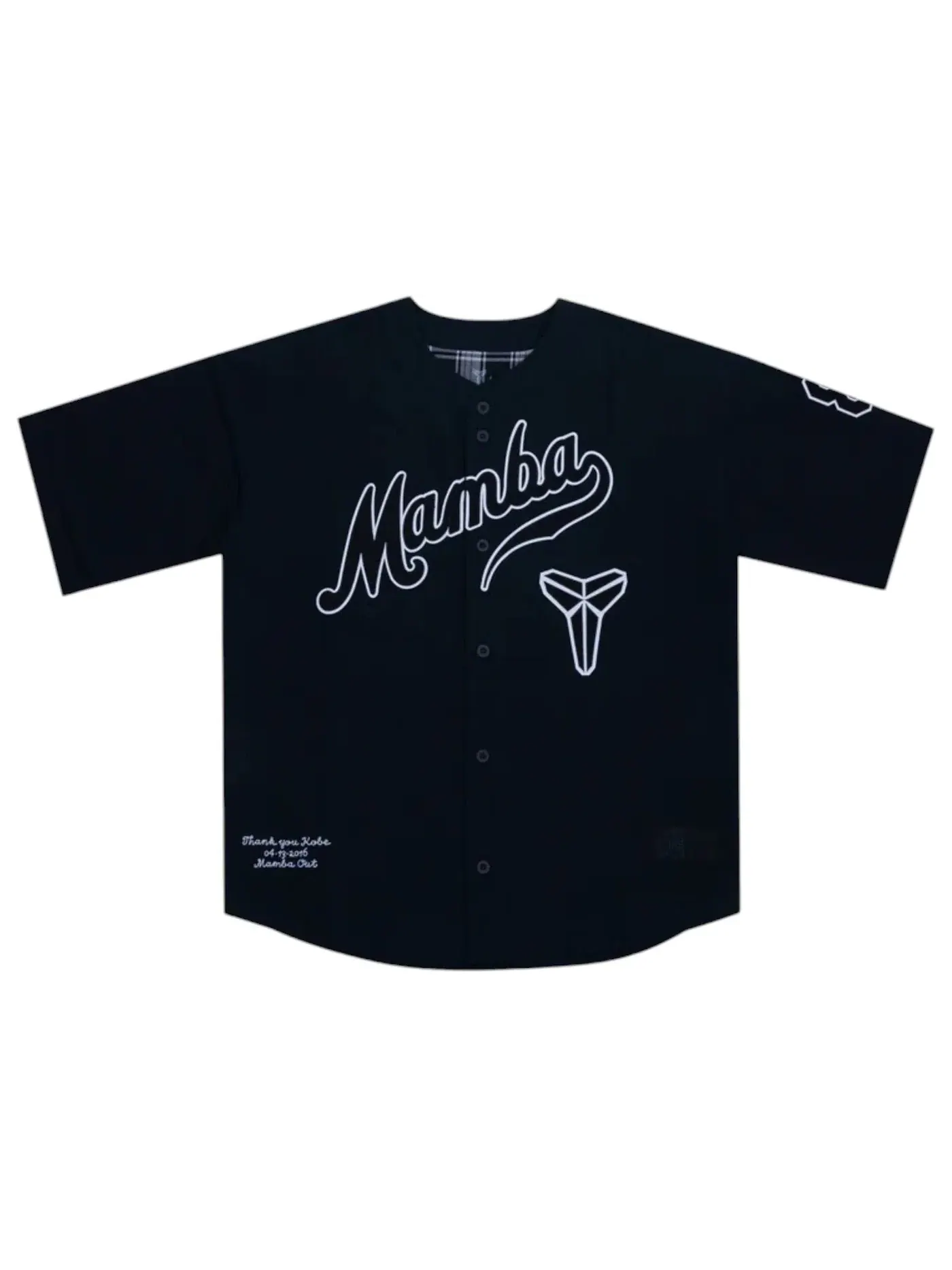 Мужская джерси без рукавов Nike Kobe Bryant Baseball S/S Top (Asia Sizing) — изображение 1 из 2, черный